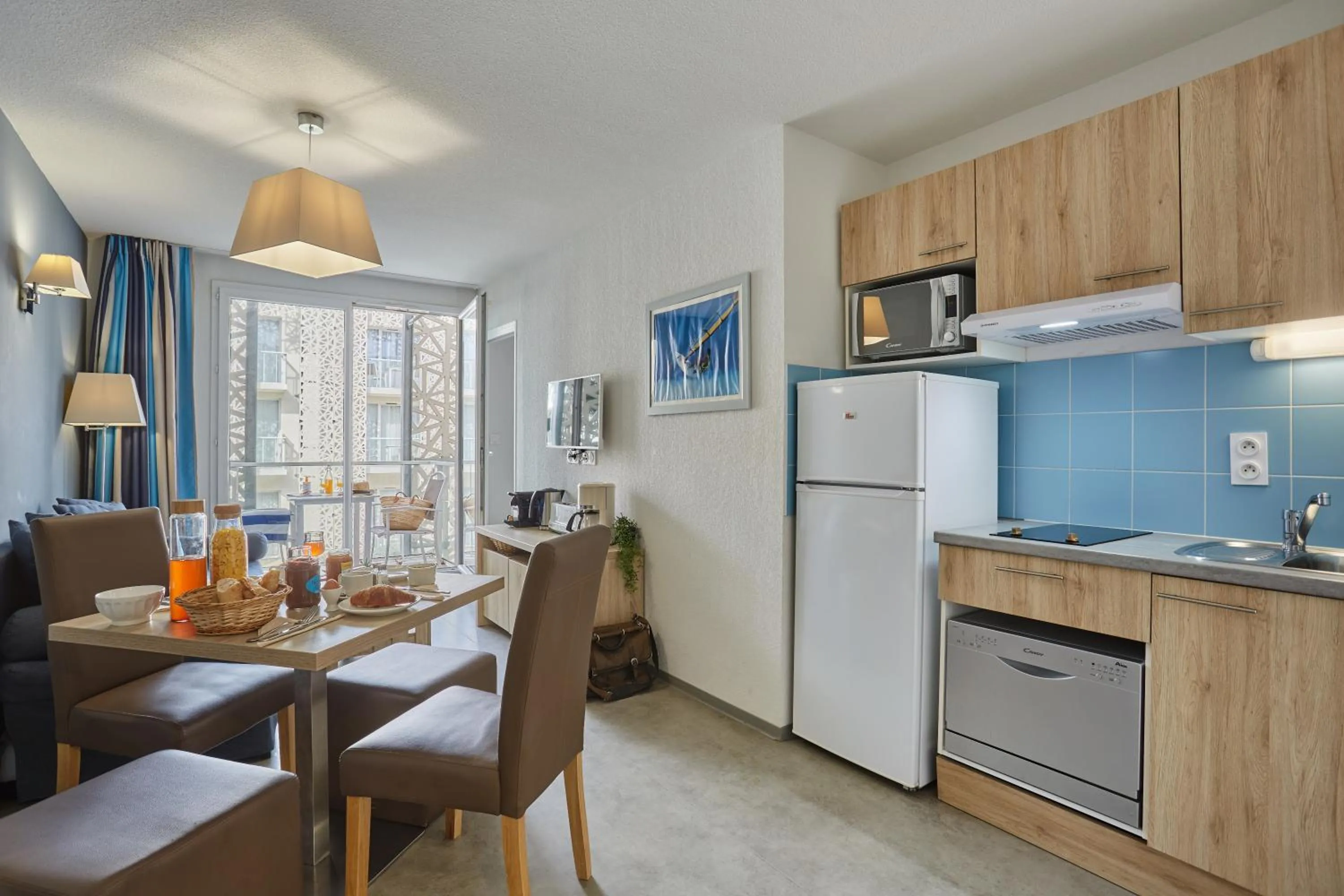Dining area in Résidence Odalys Nakâra