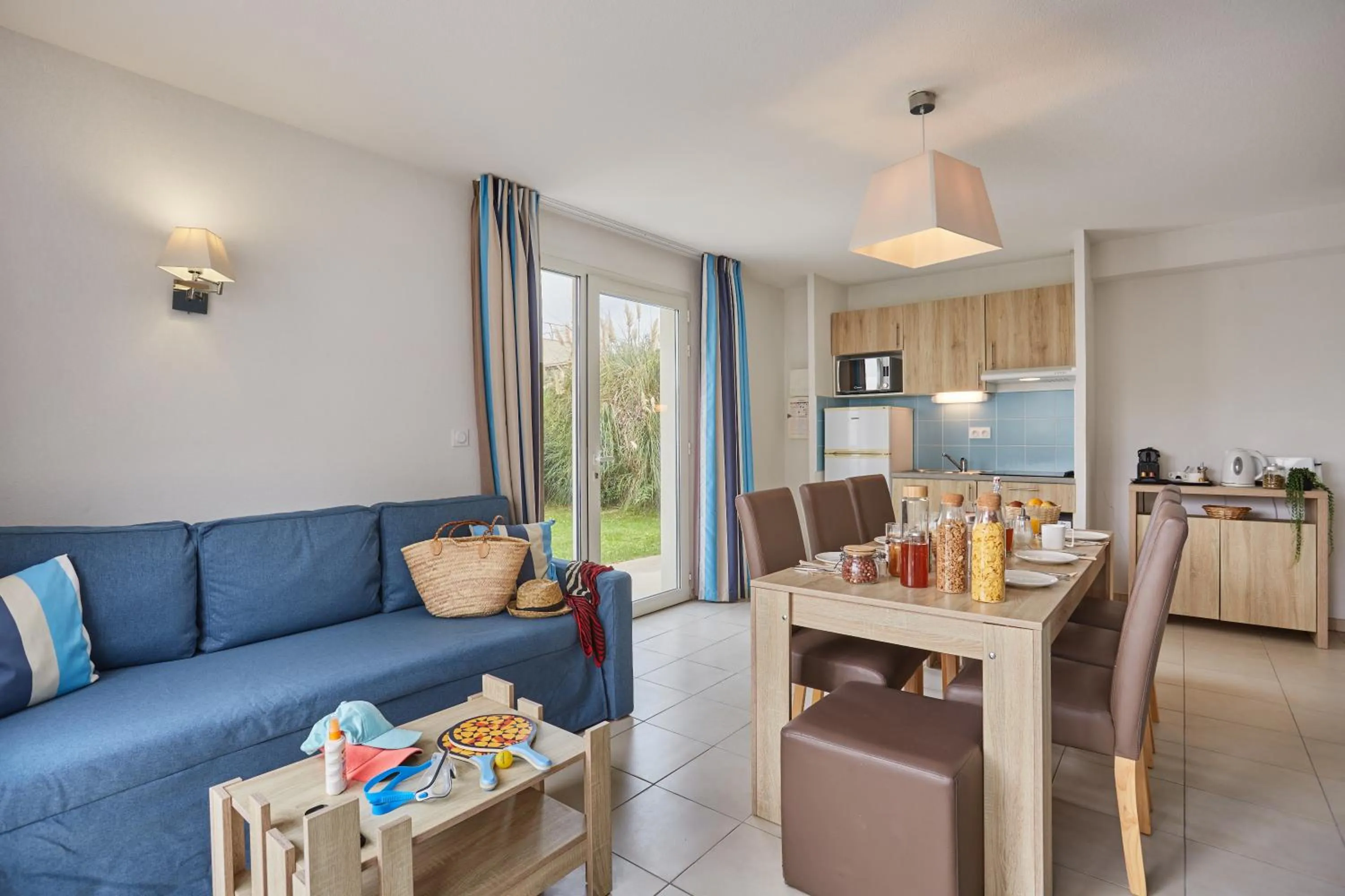 Seating area in Résidence Odalys Nakâra