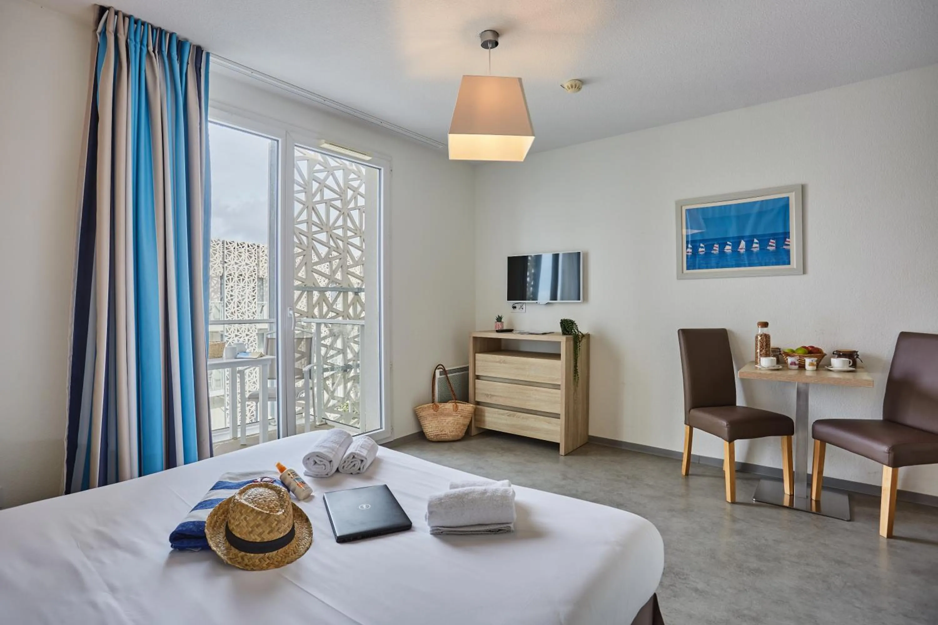 Bedroom, Bed in Résidence Odalys Nakâra