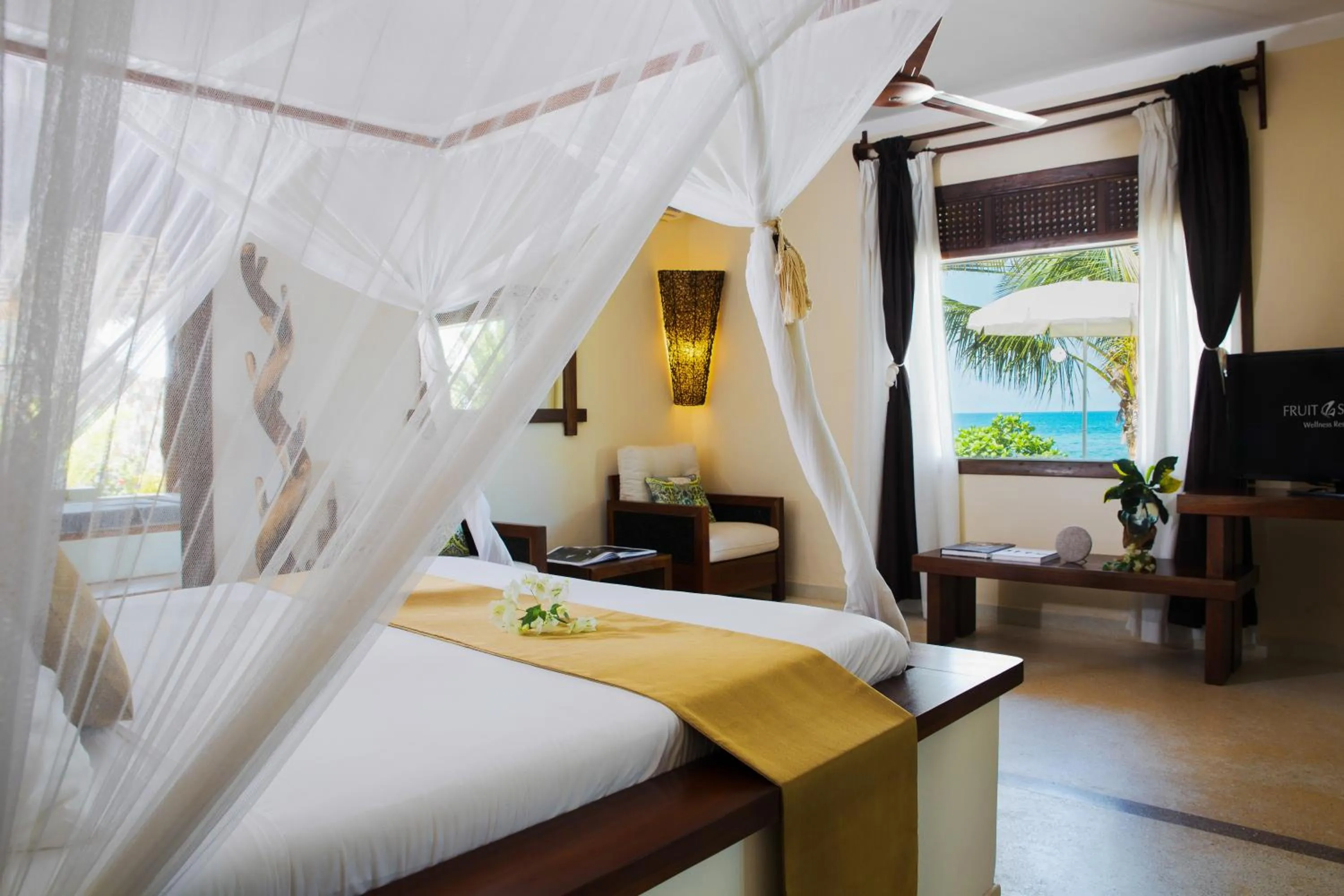 Bed in Fruit & Spice Wellness Resort Zanzibar