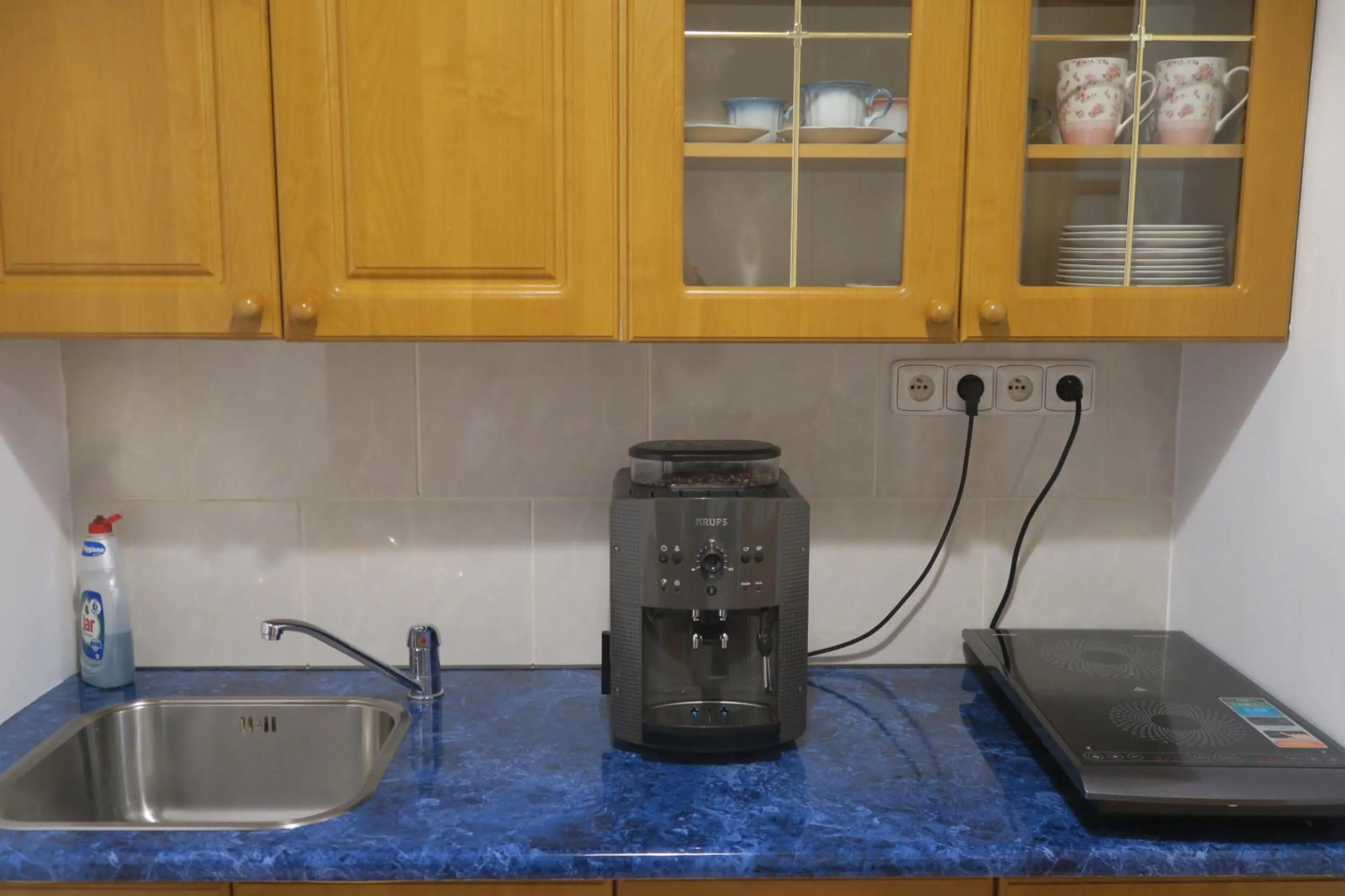 Kitchen or kitchenette in Apartments near Lesser Town