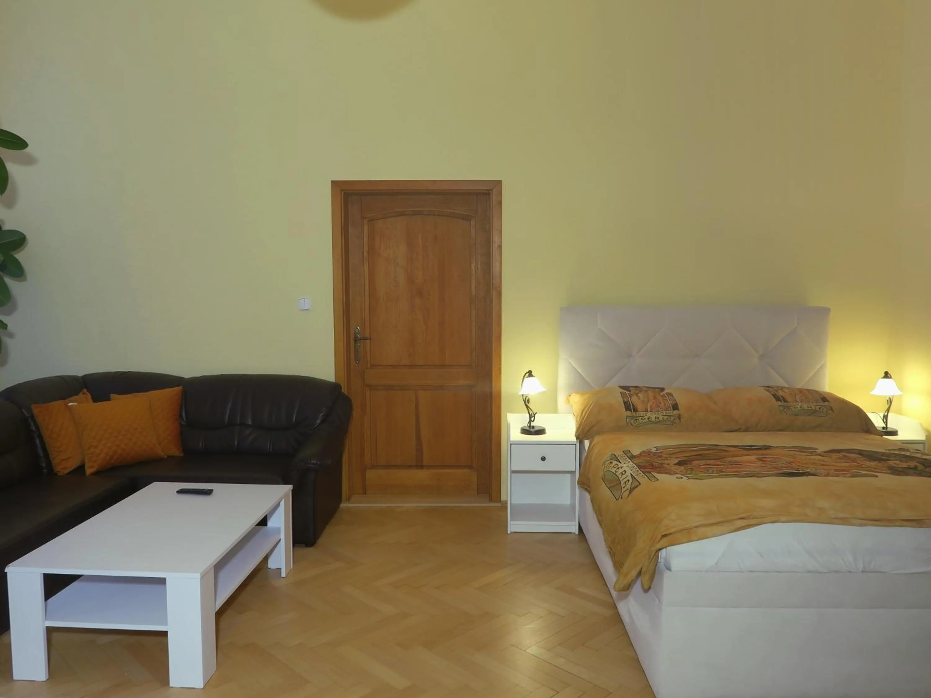 Bedroom, Bed in Apartments near Lesser Town