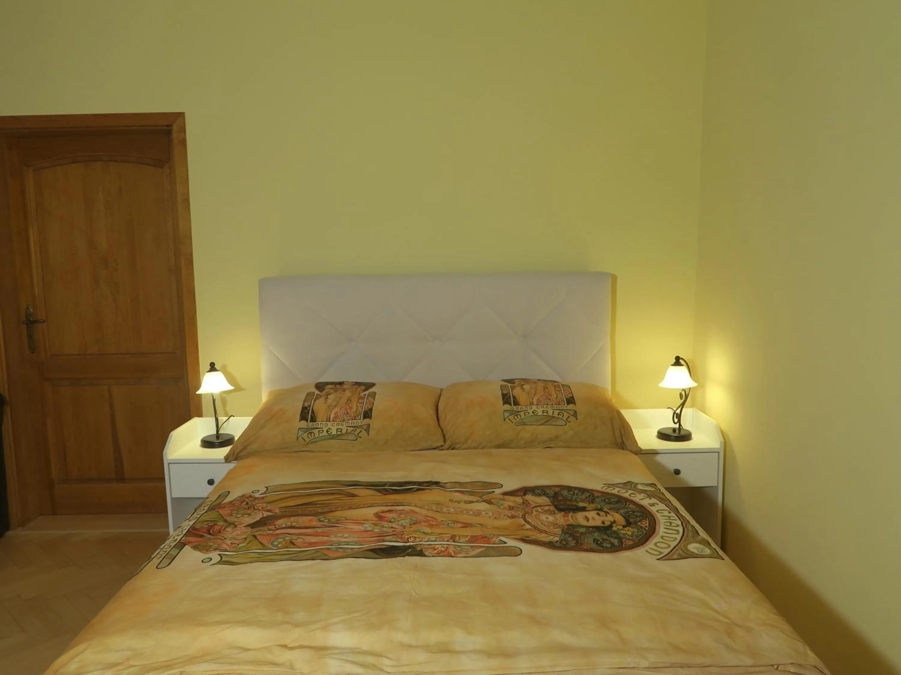 Bedroom, Bed in Apartments near Lesser Town