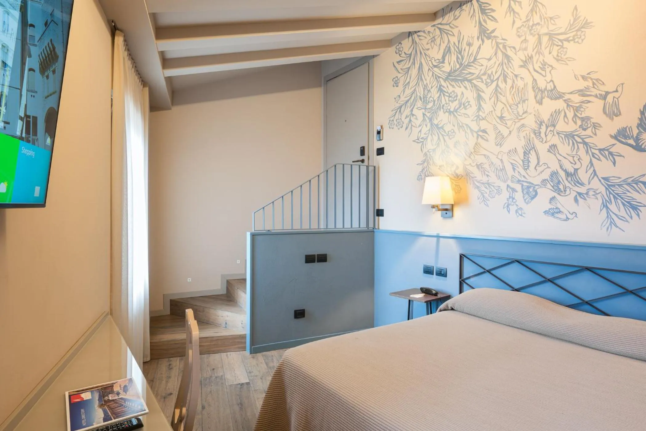 Bedroom, Bed in Titano Suites