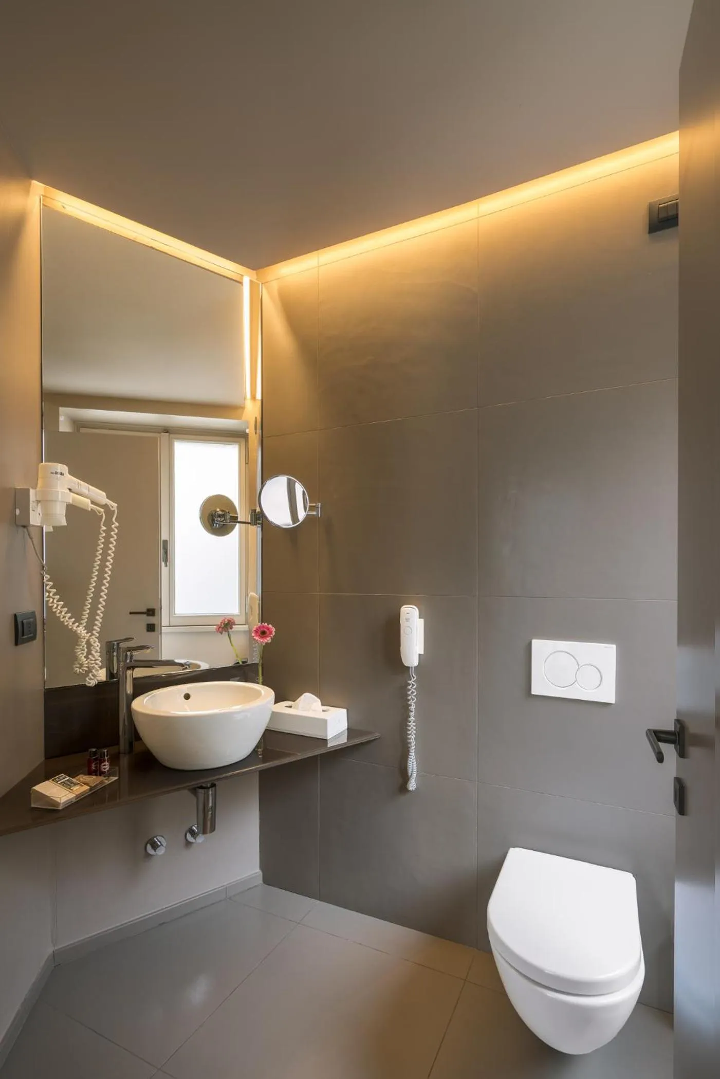 Bathroom in Titano Suites