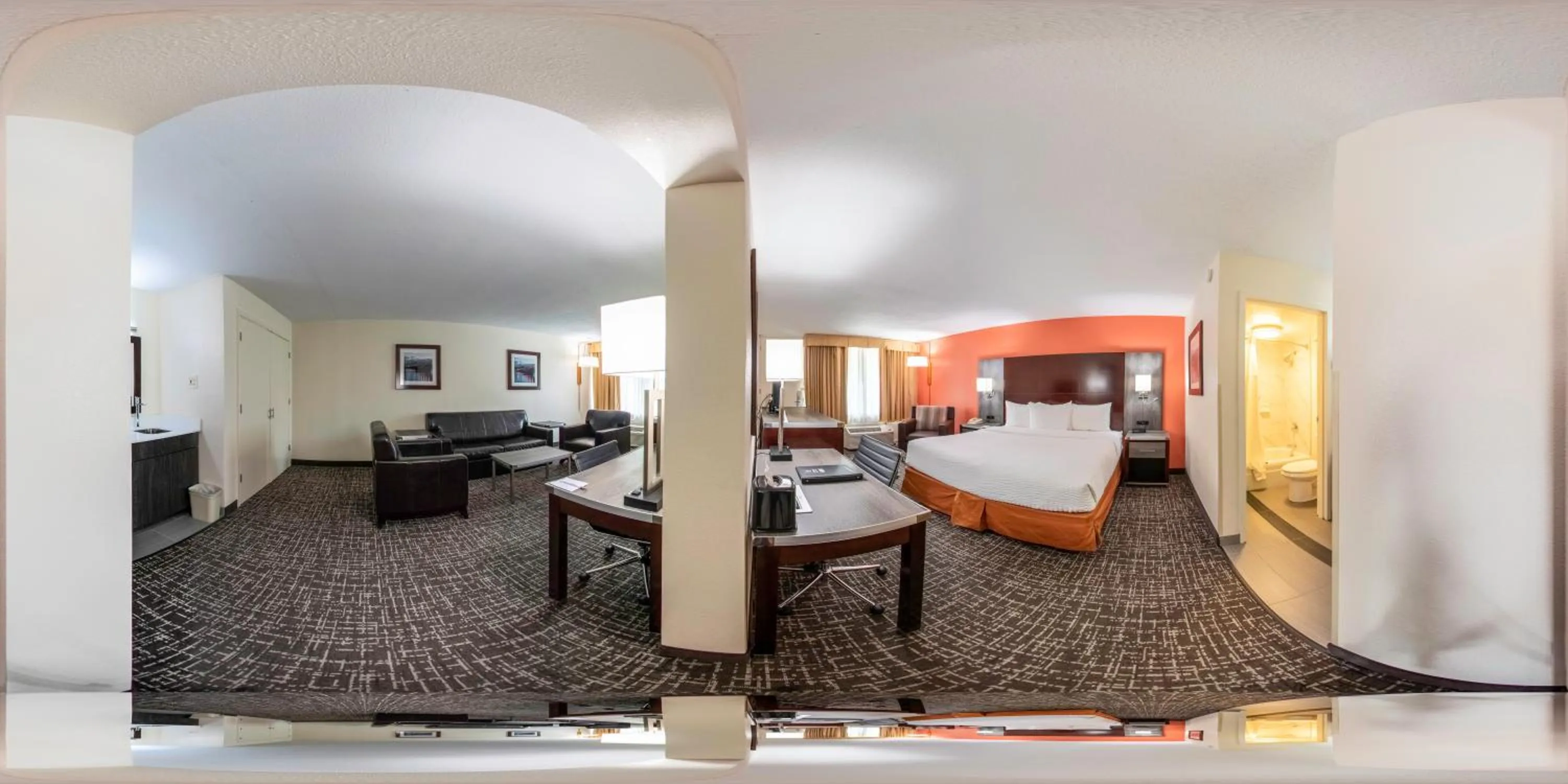 Photo of the whole room, Bed in New Hope Inn & Suites