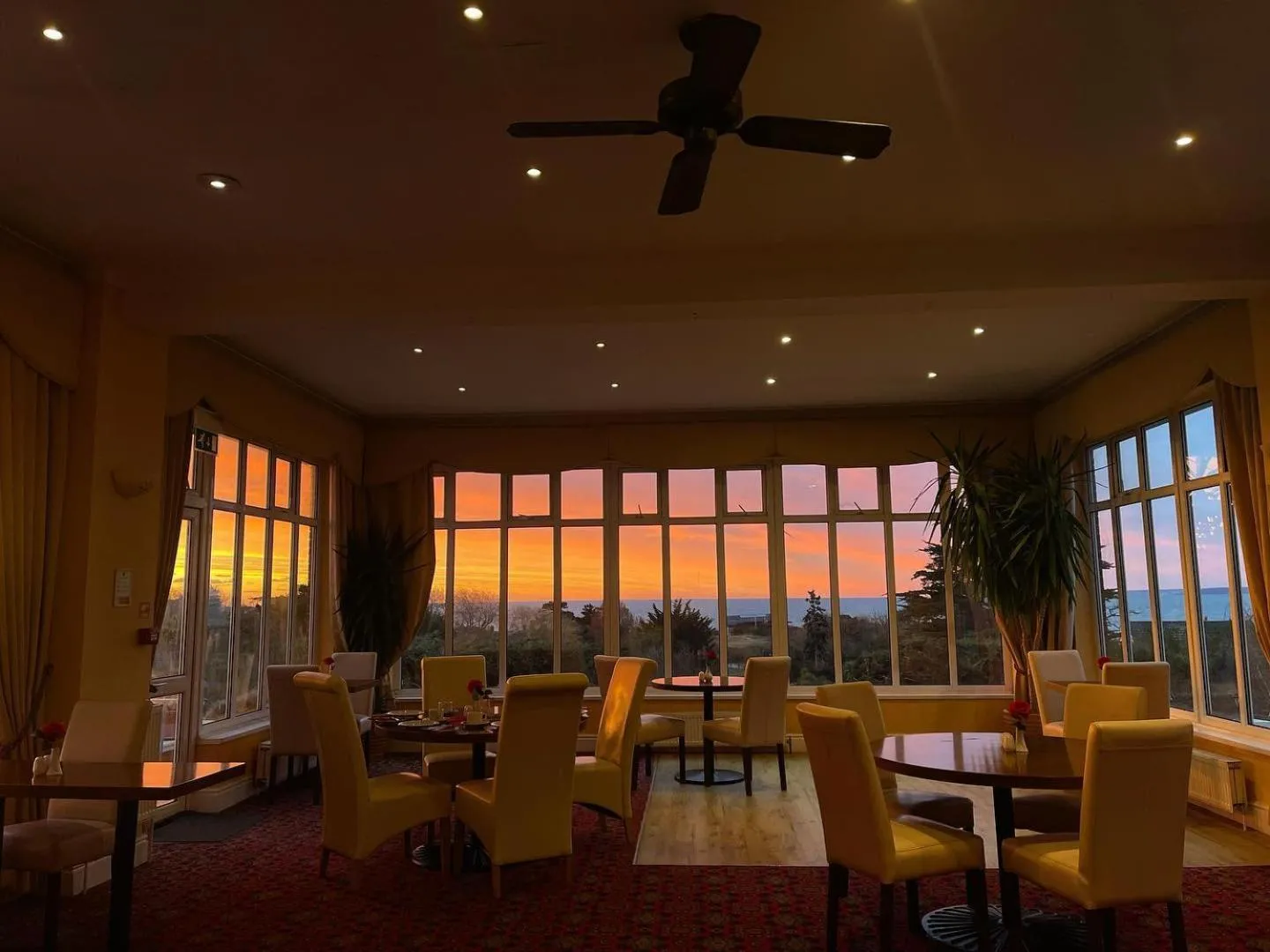 Communal lounge/ TV room in The Devoncourt Resort