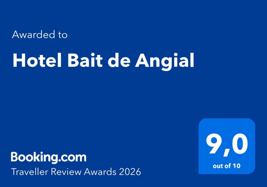 Logo/Certificate/Sign in Hotel Bait de Angial