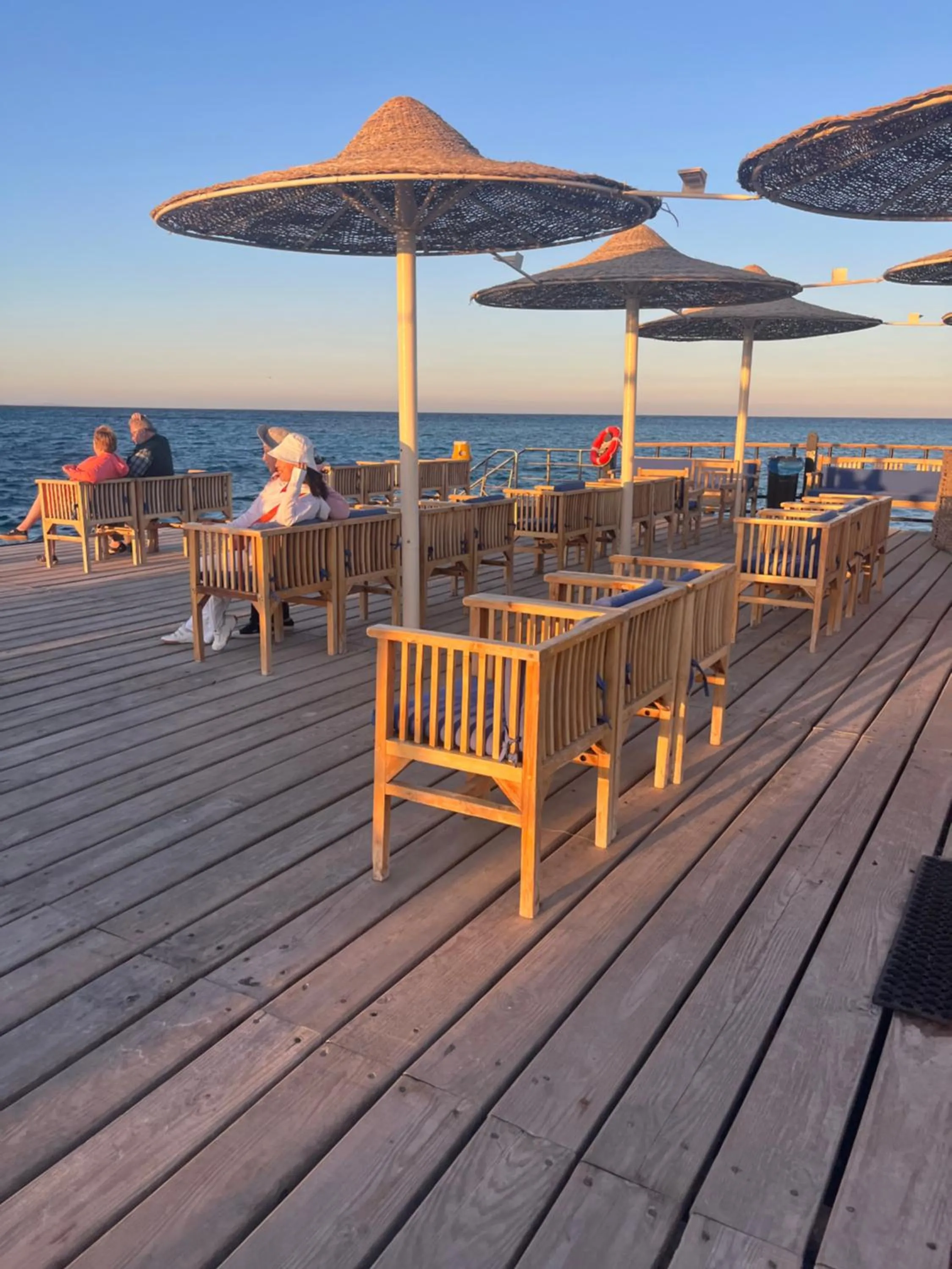 Stella de Mari chalet in Makadi with beach and pool view