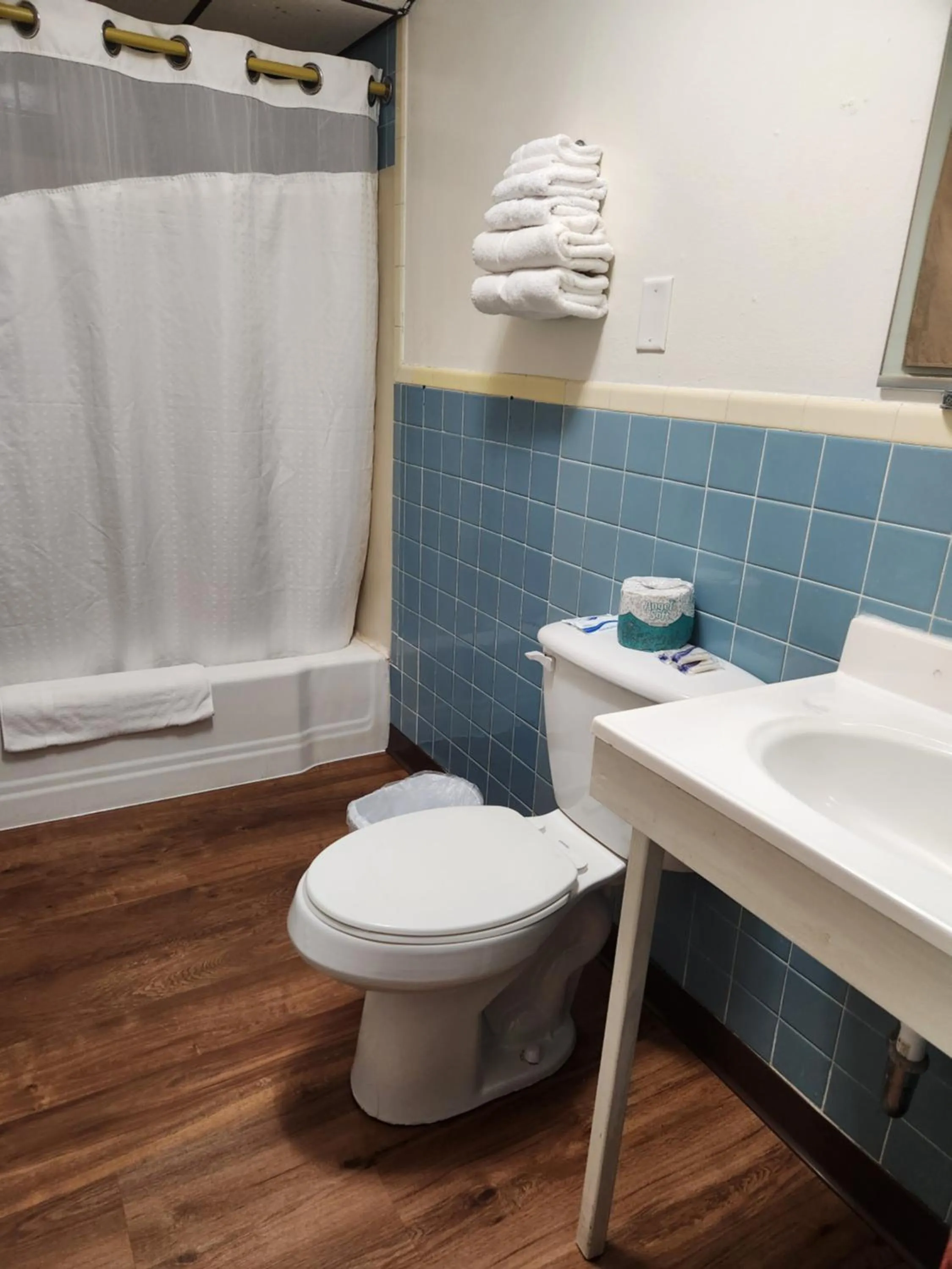 Bathroom in Cortland Motel