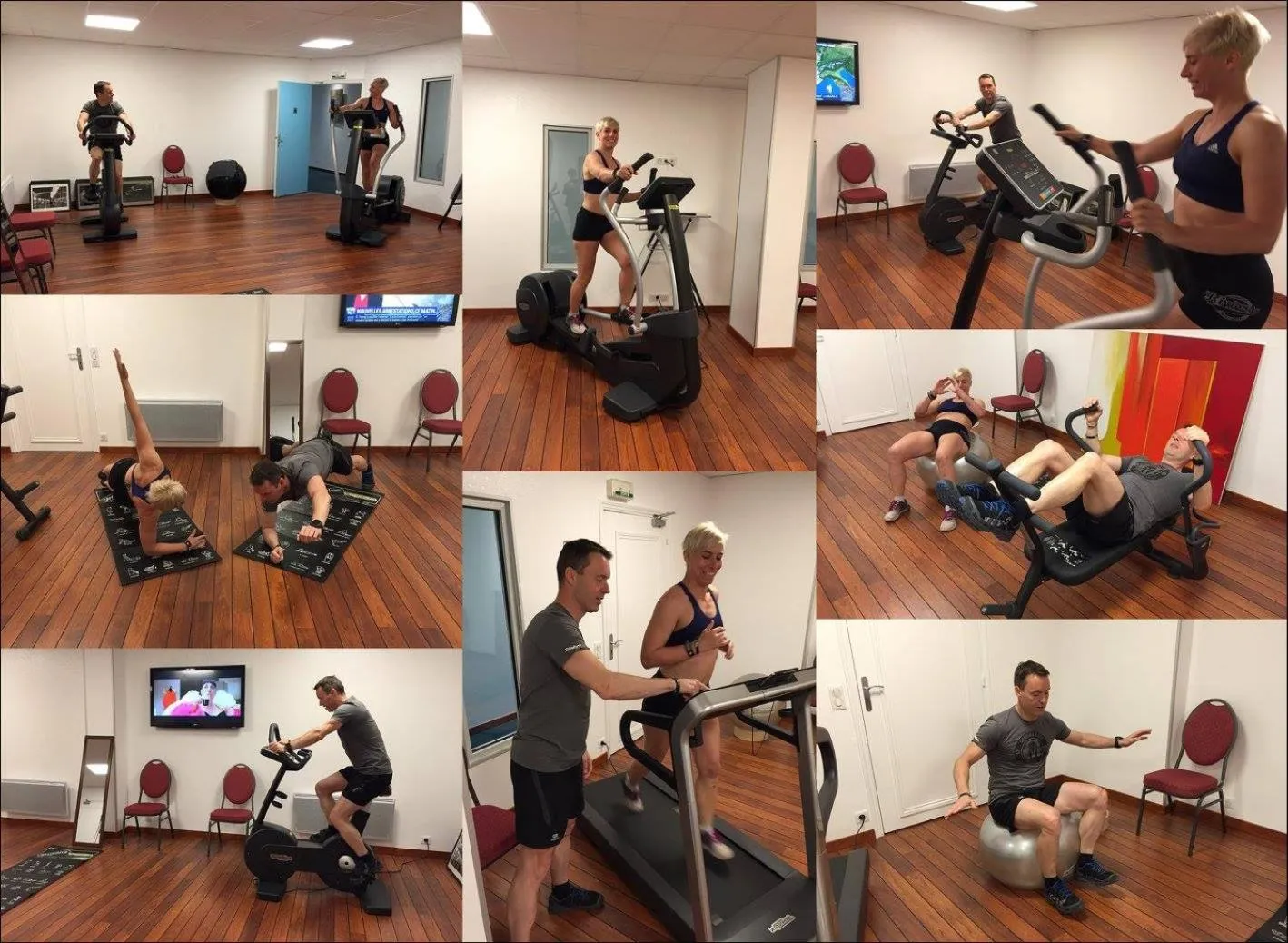 Fitness centre/facilities in Hôtel La Ségalière Spa Bar