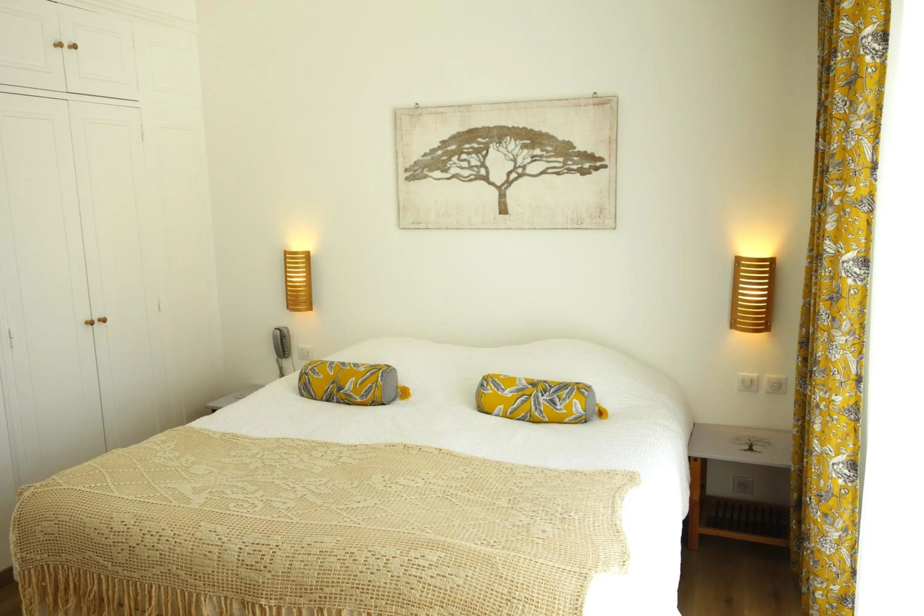 Bed in Hôtel La Ségalière Spa Bar