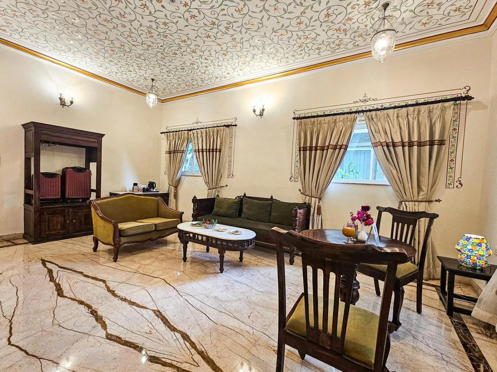 Living room in The Amargarh