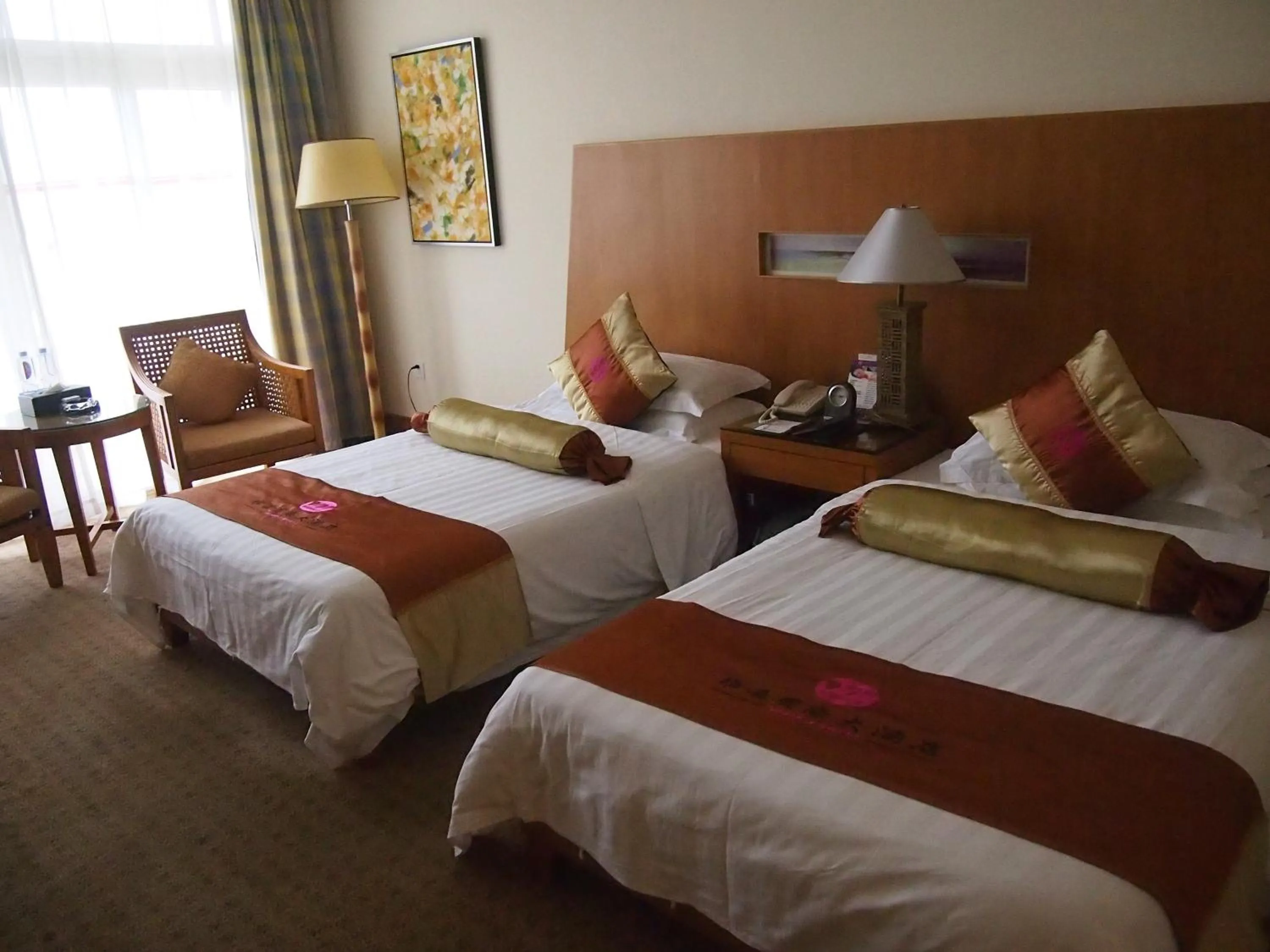Bed in Wenchang Waika Hotel