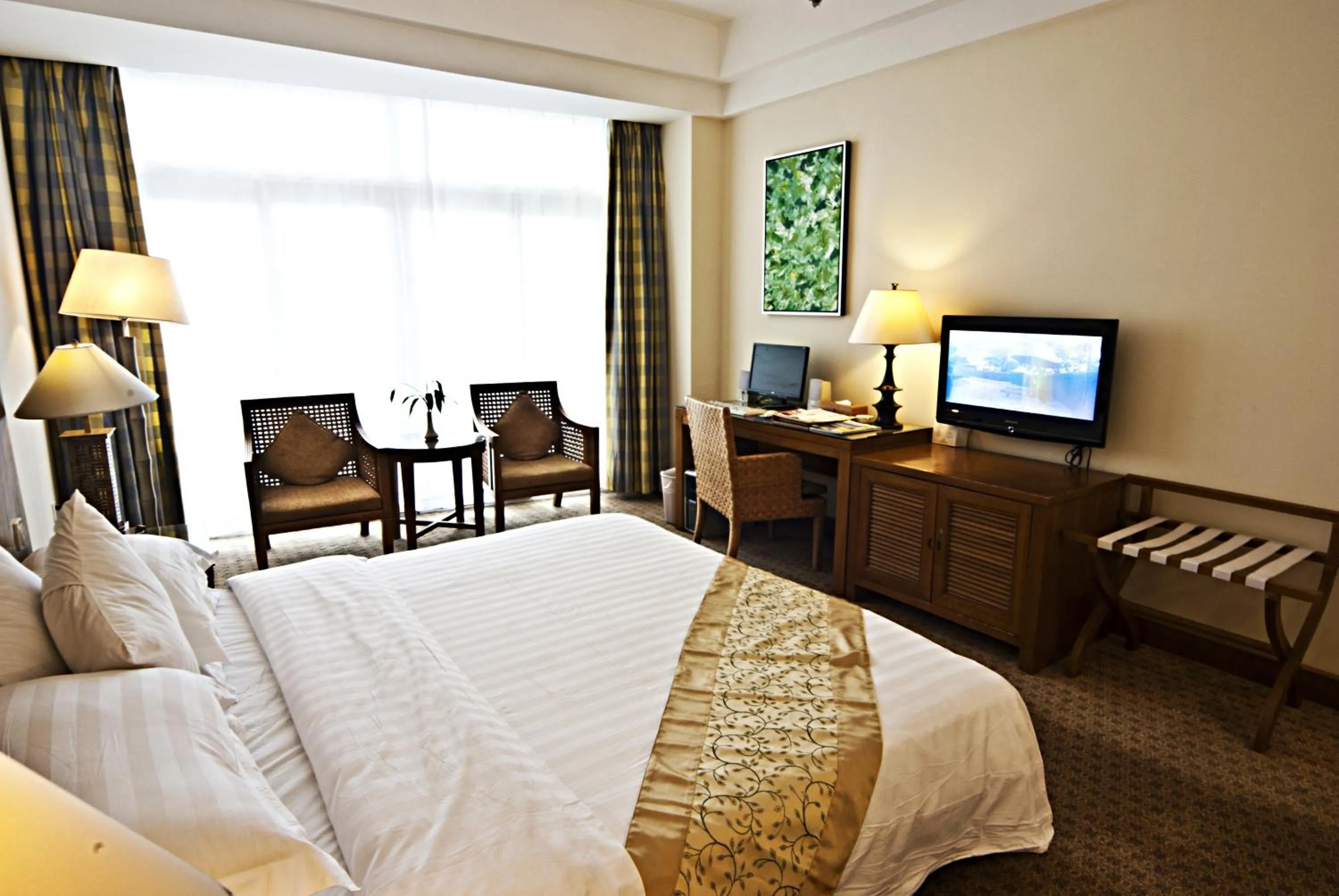 Bed in Wenchang Waika Hotel