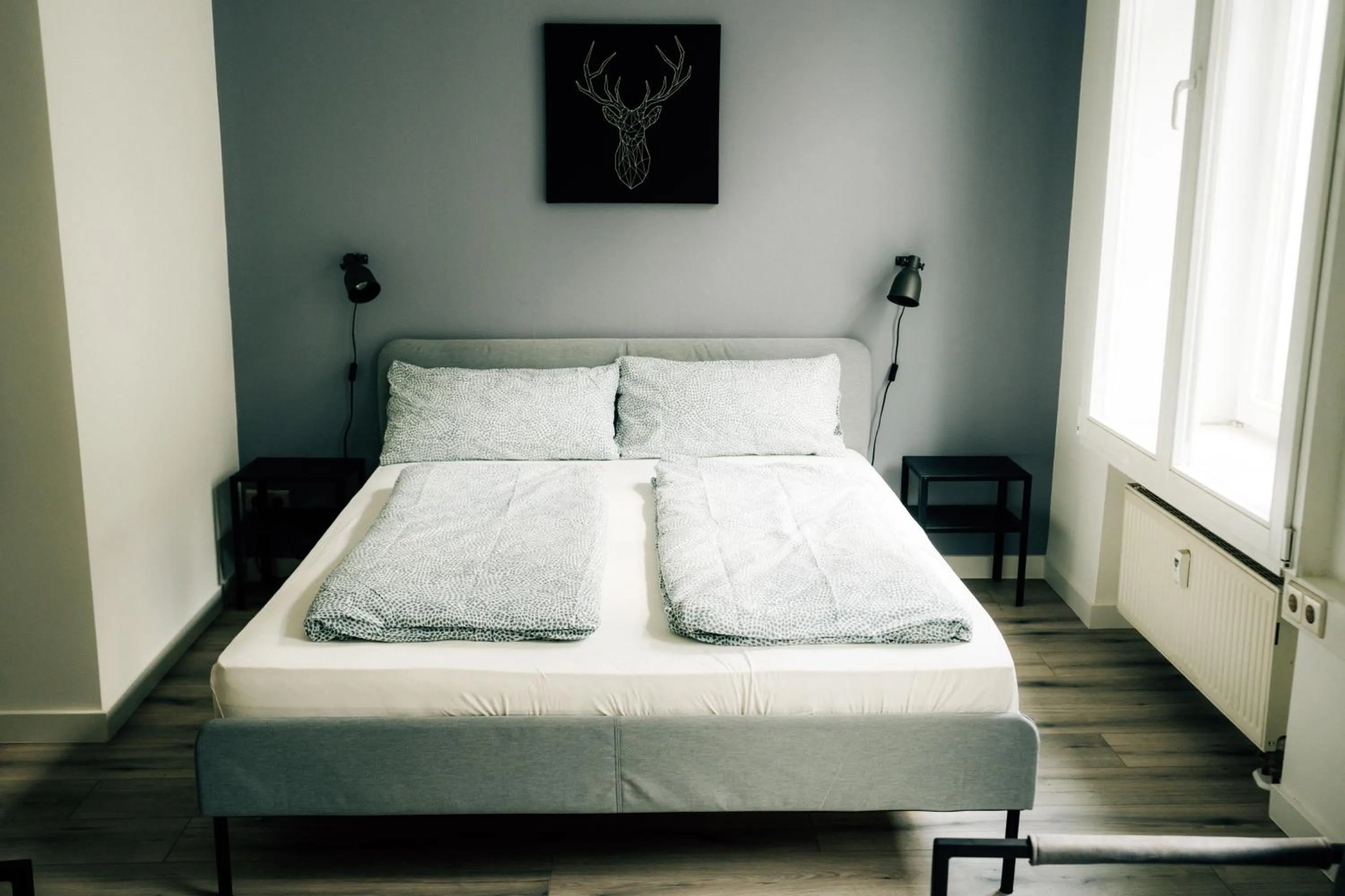 Bed in Oskars Absteige