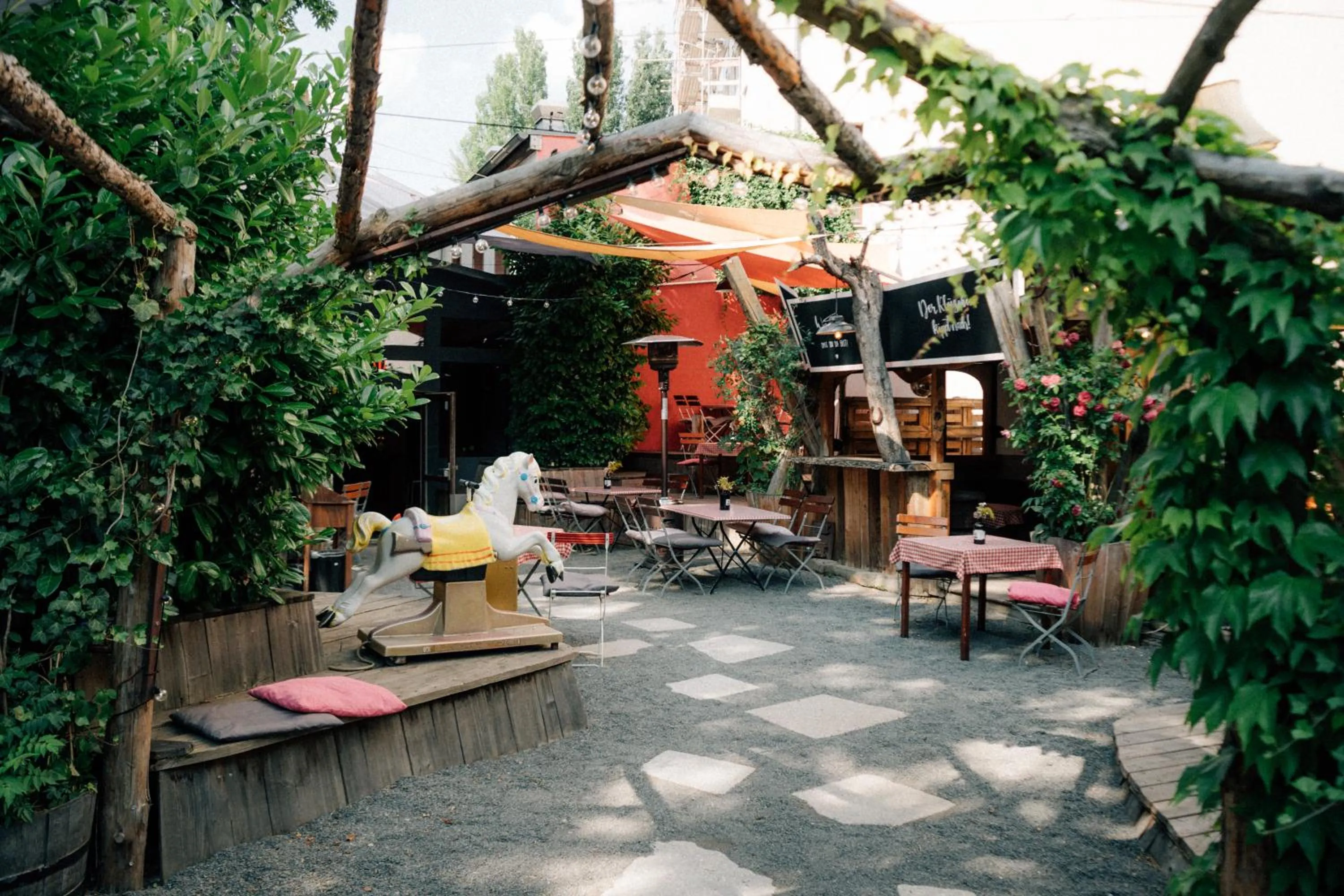 Garden in Oskars Absteige