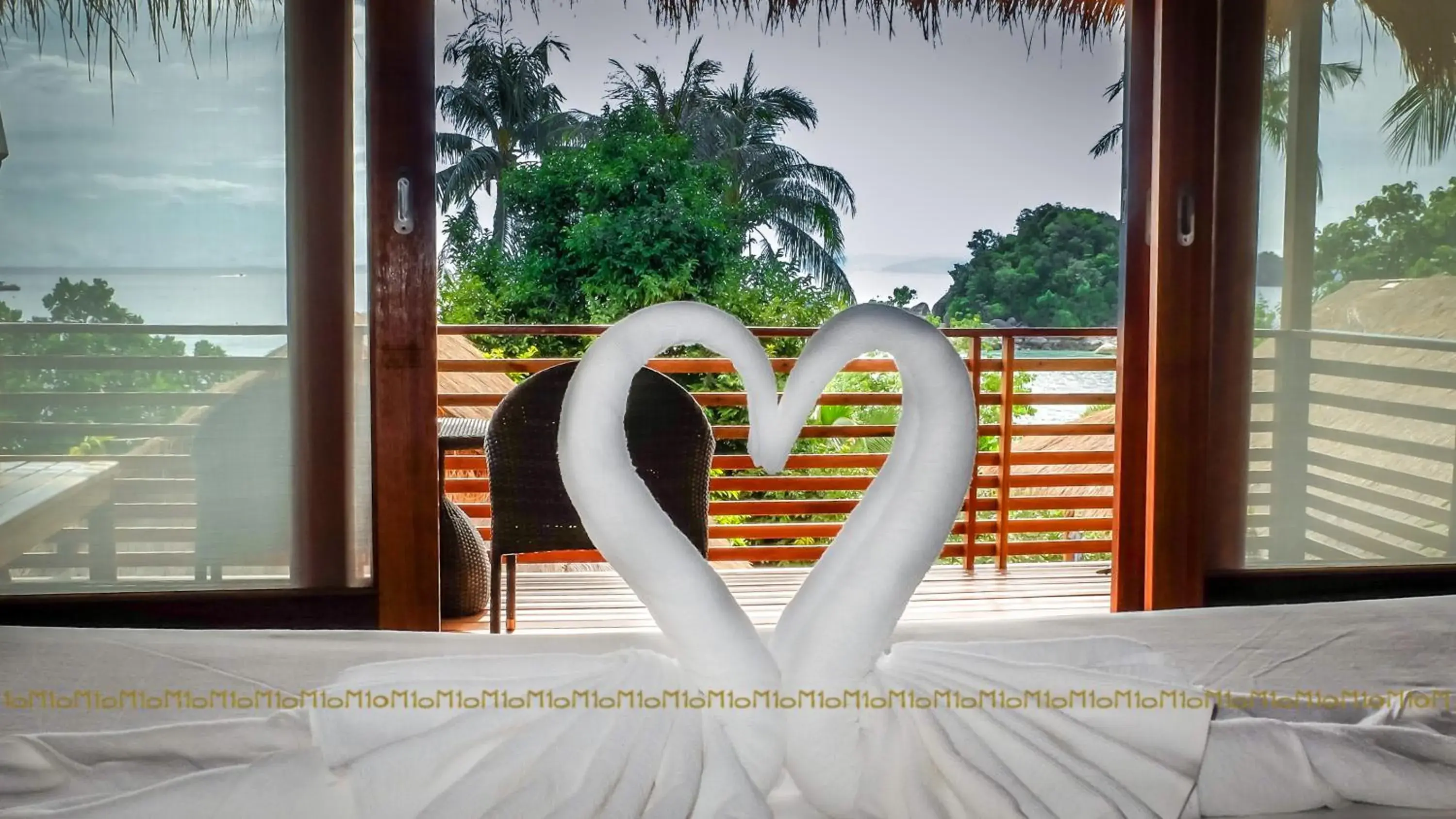 Balcony/Terrace, Bed in Ten Moons Lipe Resort Balcony/Terrace, Bed in Ten Moons Lipe Resort