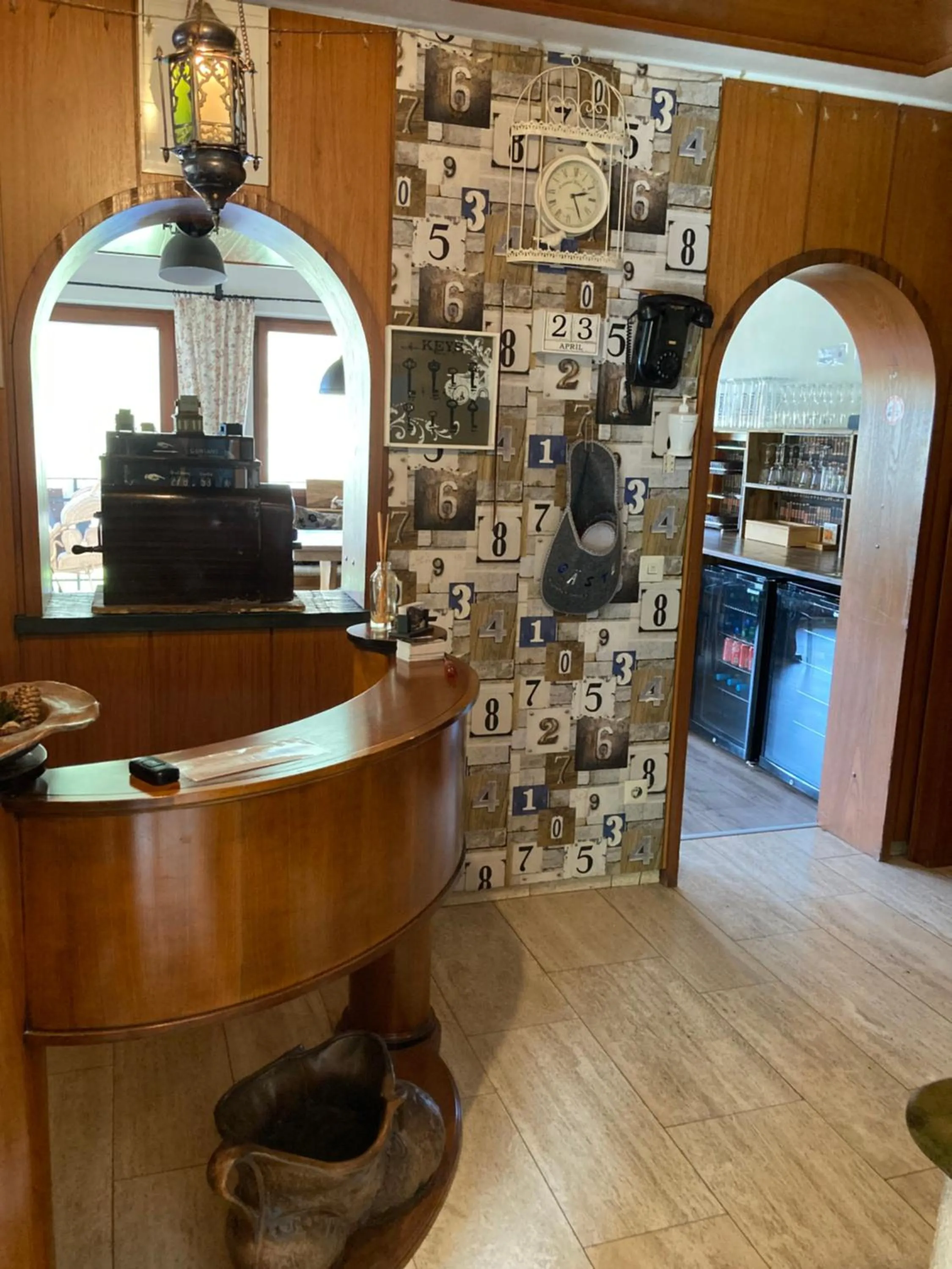 Lobby or reception in Gasthof Walhalja