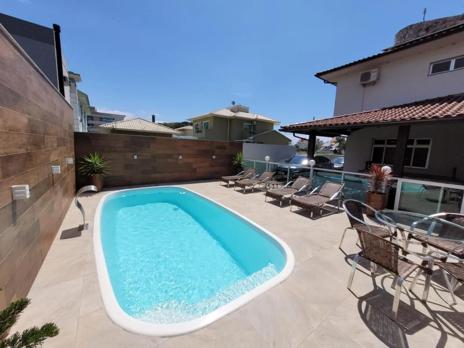 Swimming pool in Casa Master com Piscina em Gov Celso Ramos