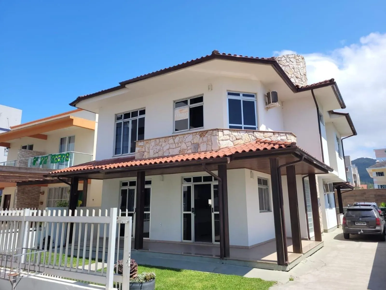 Garden view in Casa Master com Piscina em Gov Celso Ramos