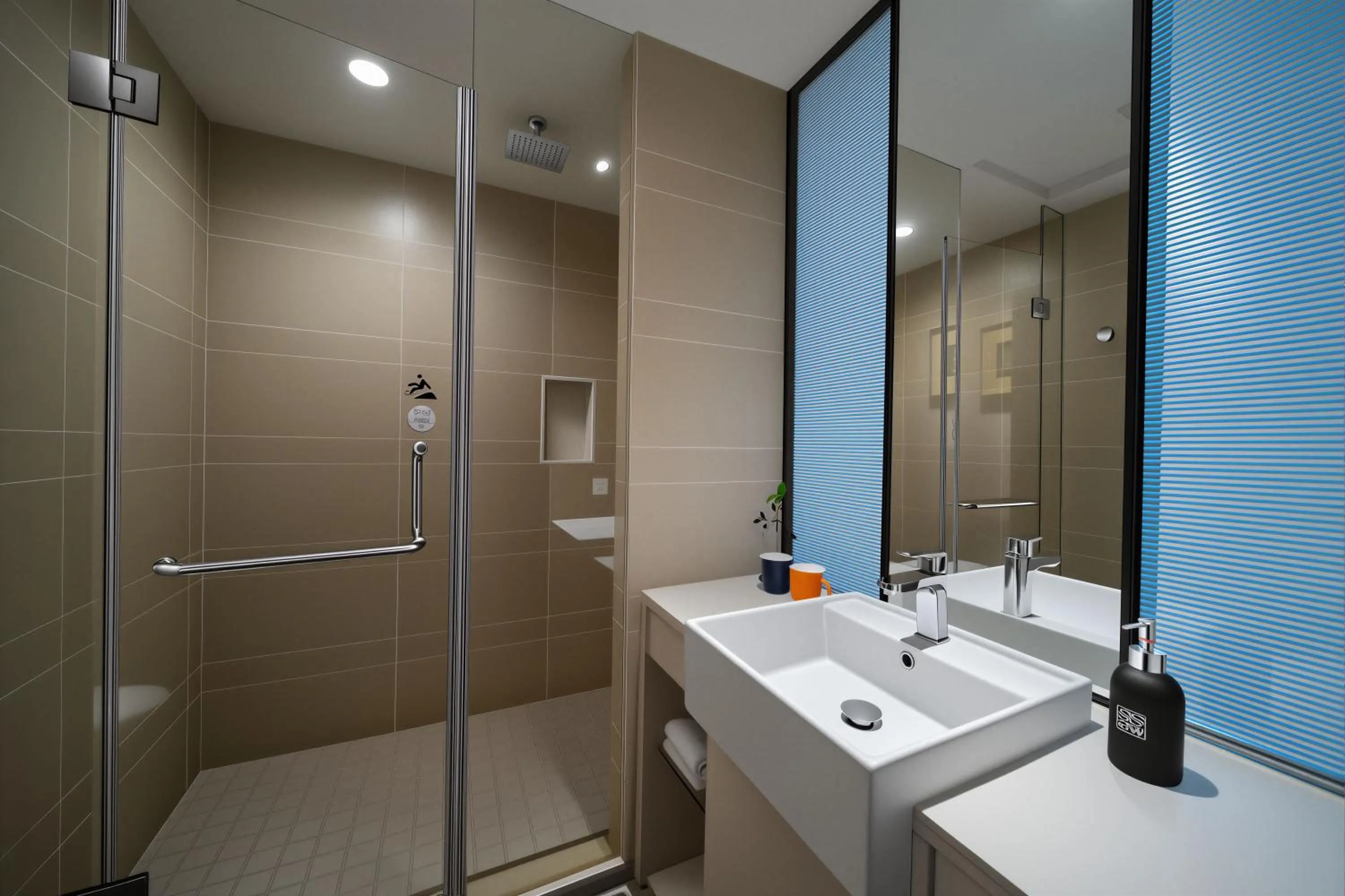 Shower in SSAW Boutique Hotel Hangzhou East - Free Self Service Laundry