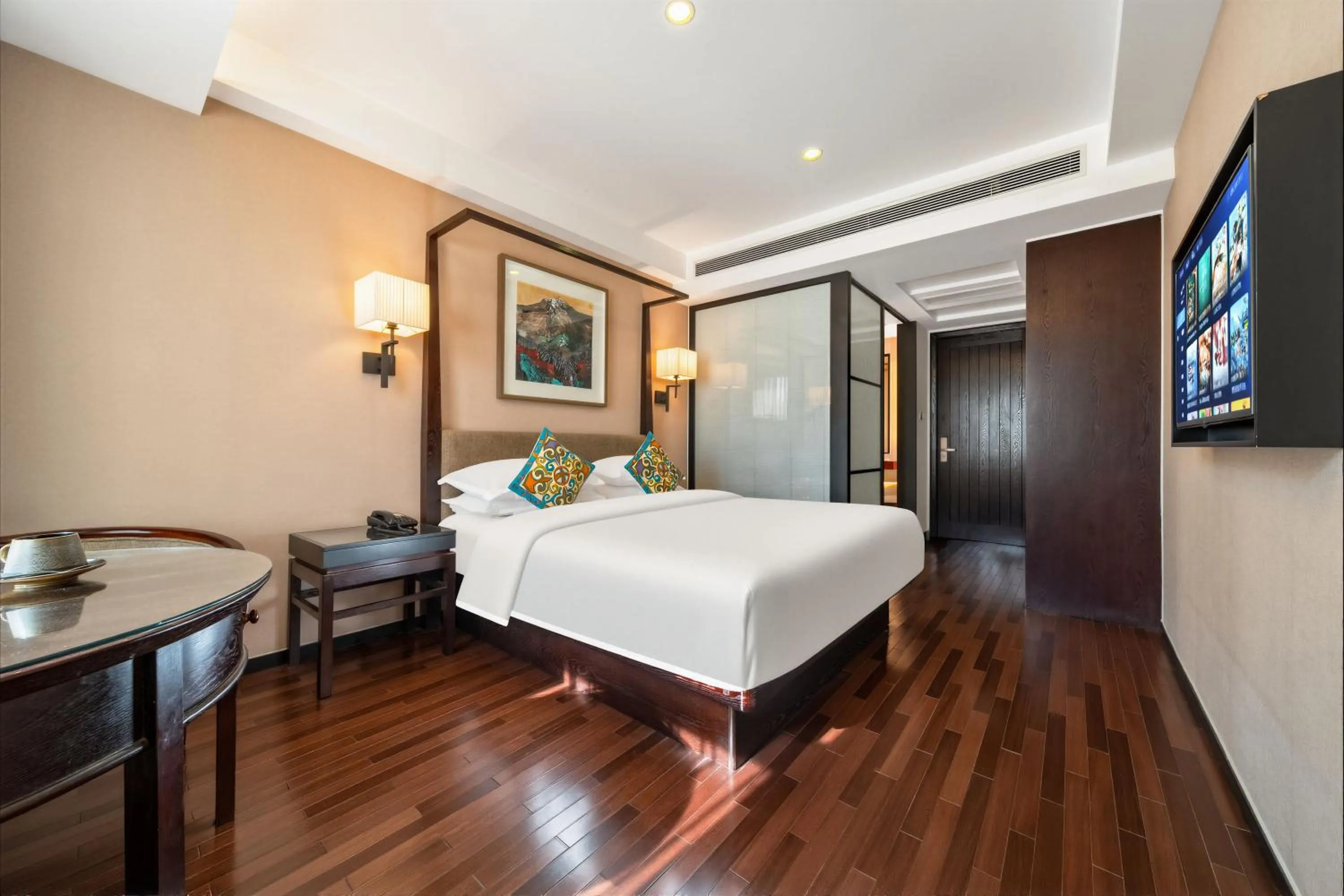 Bed in SSAW Boutique Hotel Hangzhou East - Free Self Service Laundry