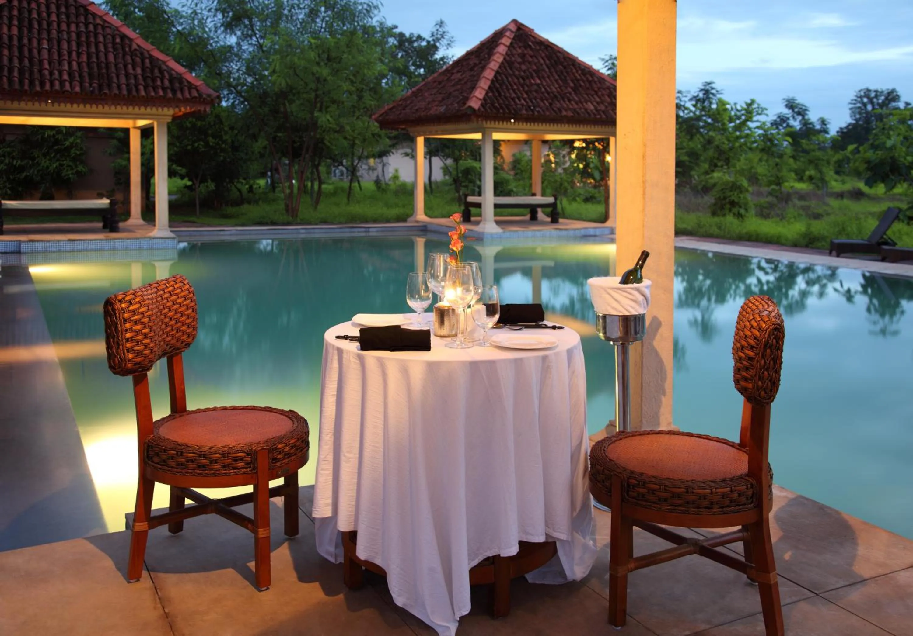 Swimming pool in Tuli Tiger Corridor