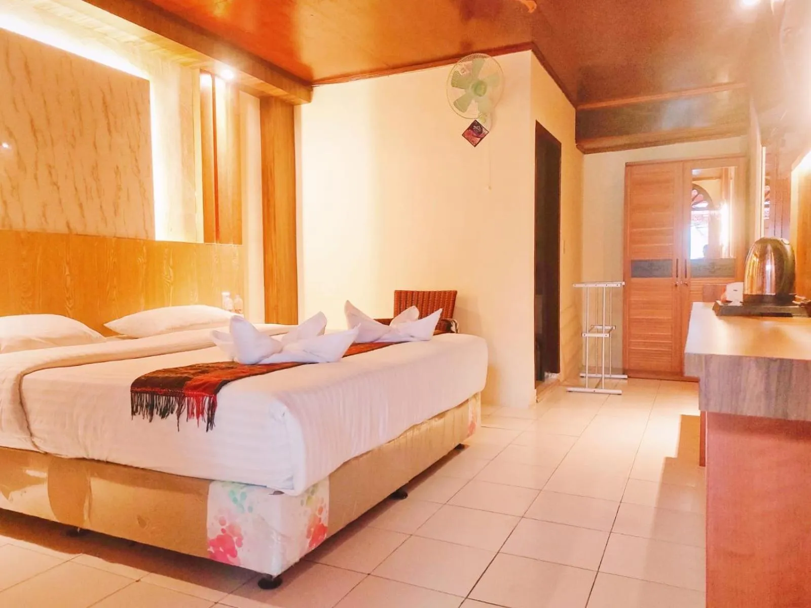 Bed in Judita Cottages