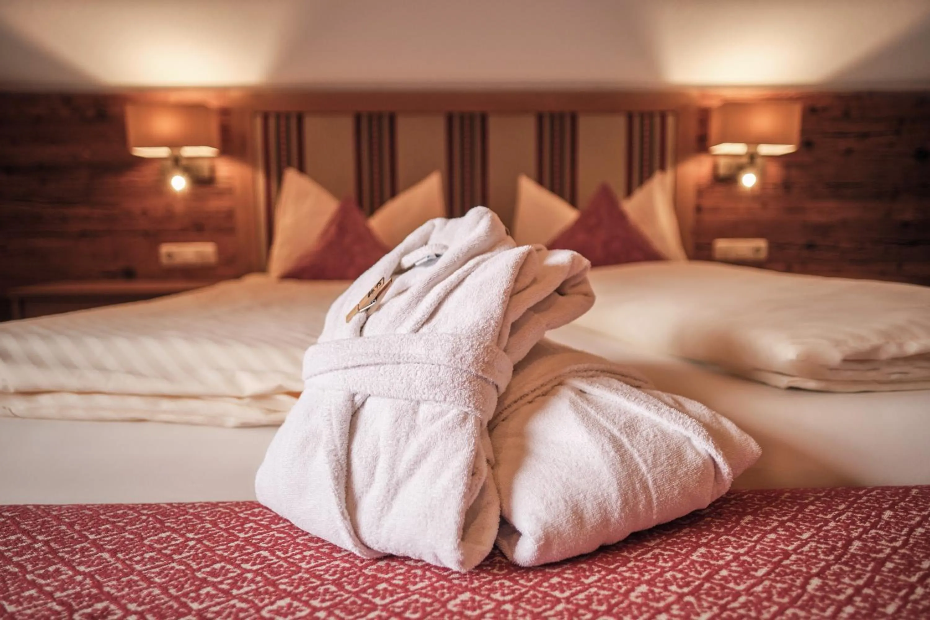 Decorative detail, Bed in Landhotel Berghof