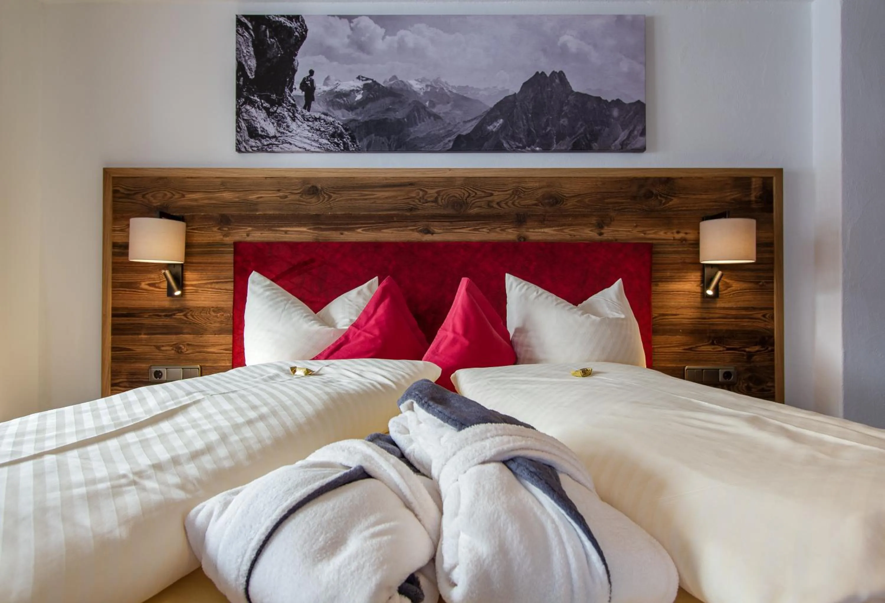 Bed in Landhotel Berghof