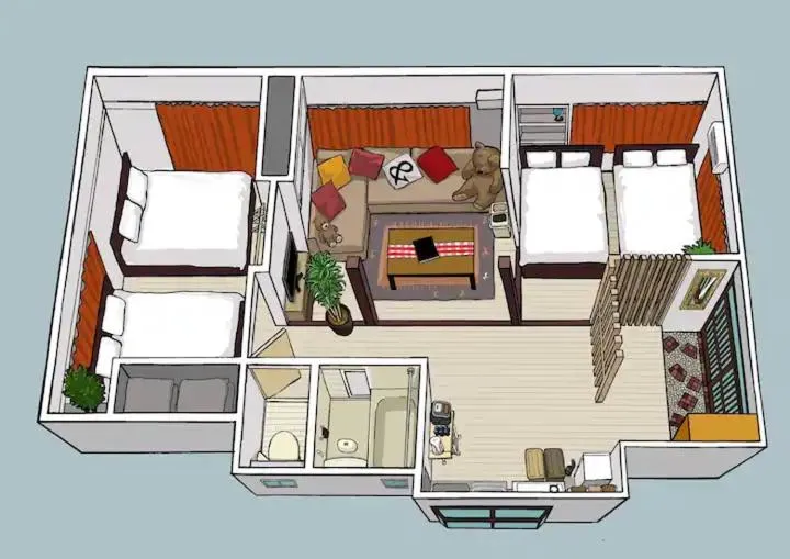 Floor plan in SK House
