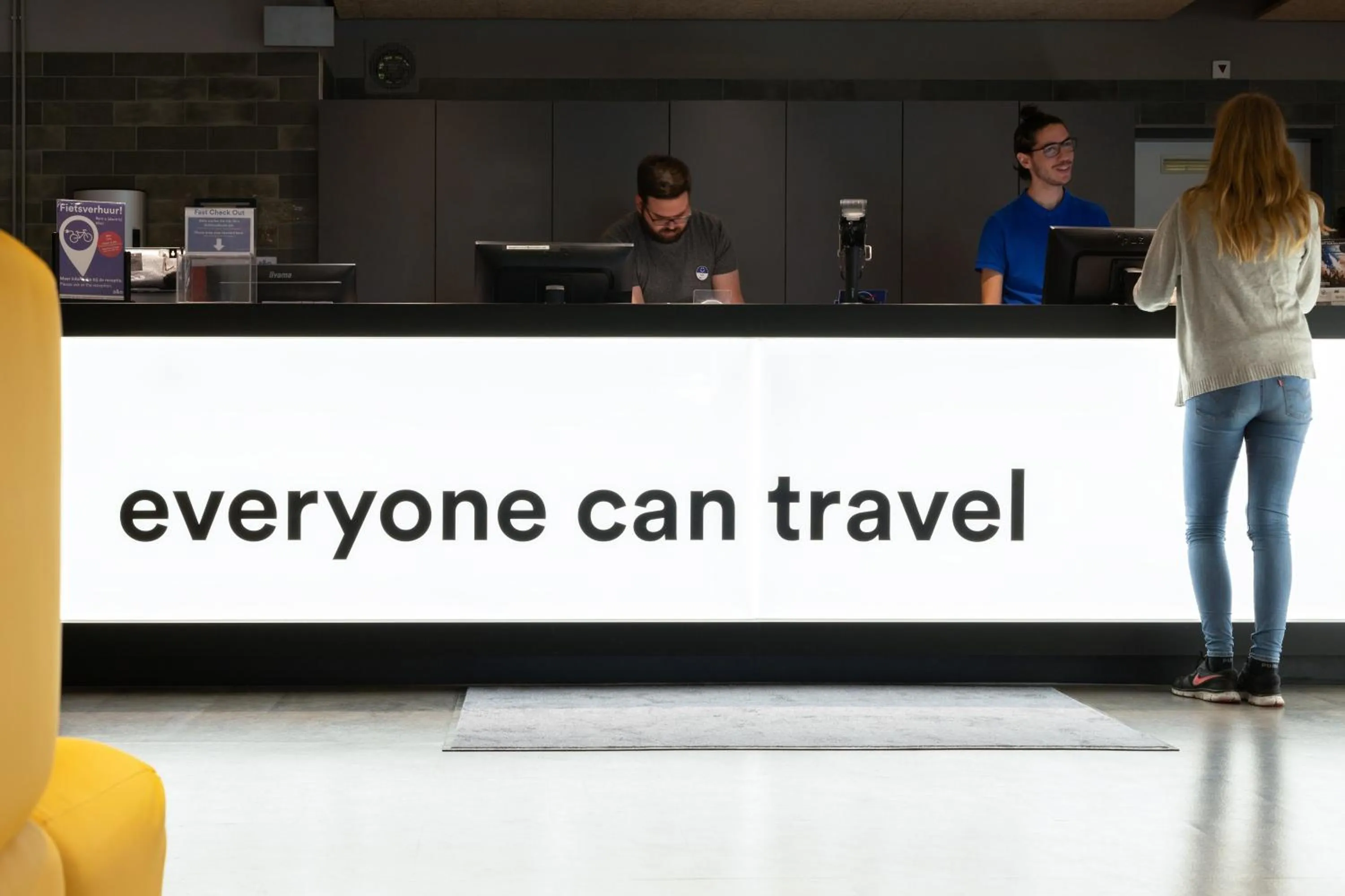 Lobby or reception in a&o Amsterdam Zuidoost