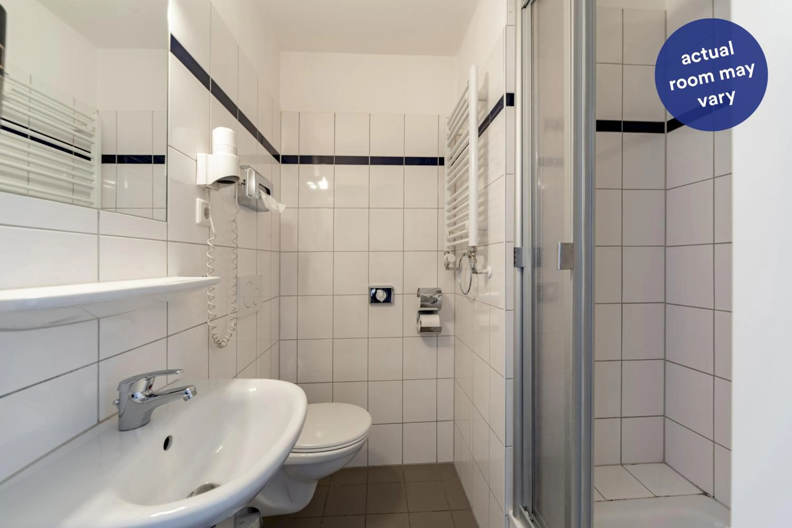 Bathroom in a&o Amsterdam Zuidoost