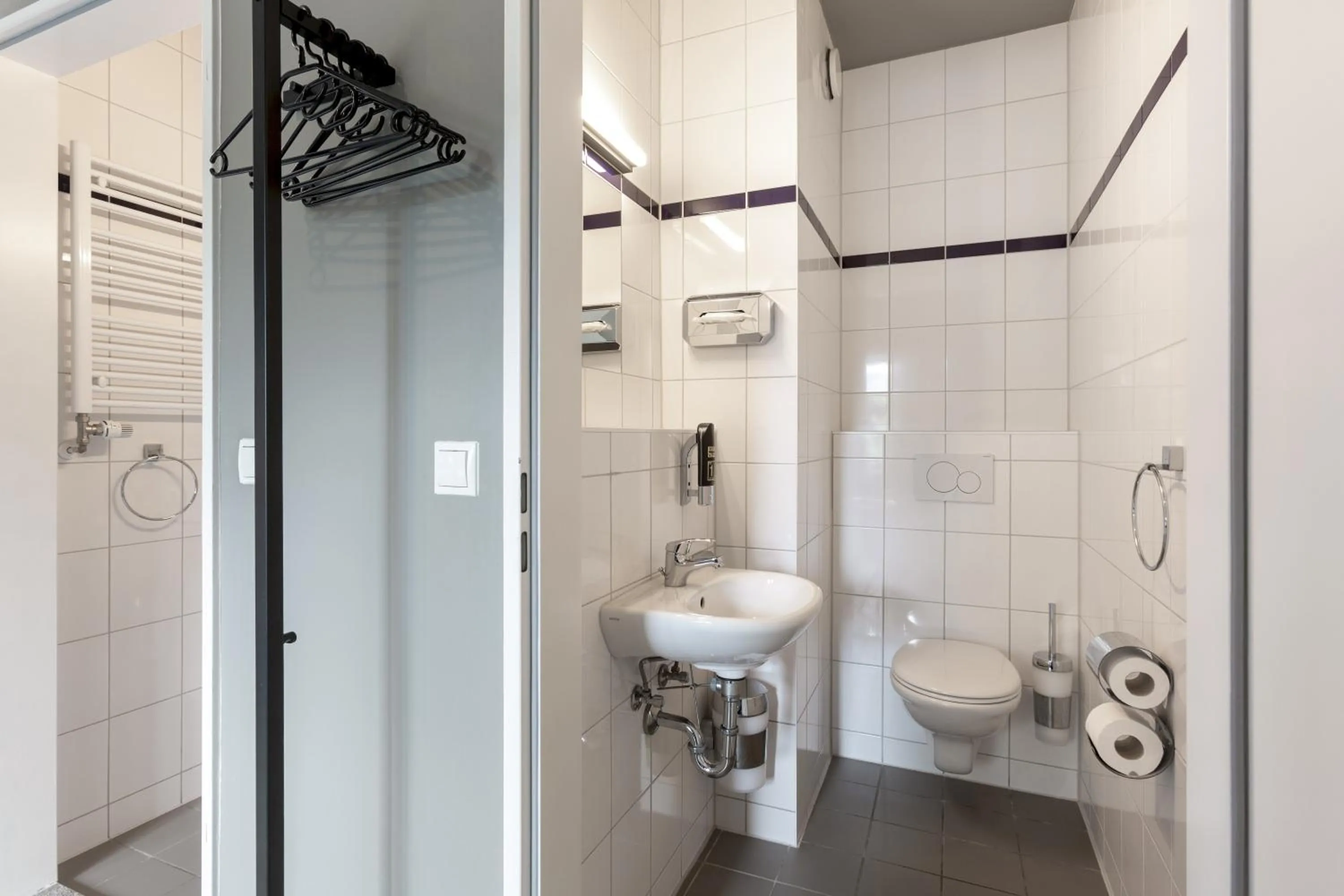 Bathroom in a&o Amsterdam Zuidoost