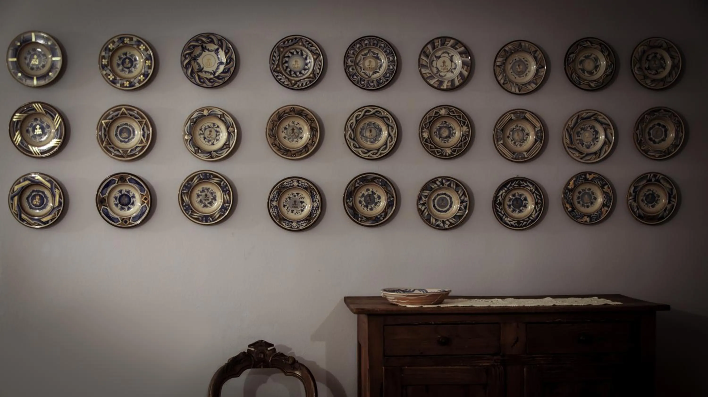 Decorative detail in Locanda Piemonte da Sciolla