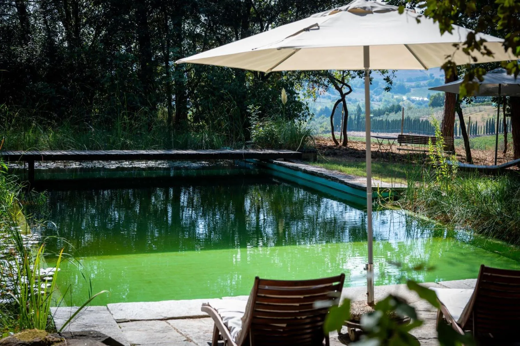Swimming pool in Il Poggio B&B