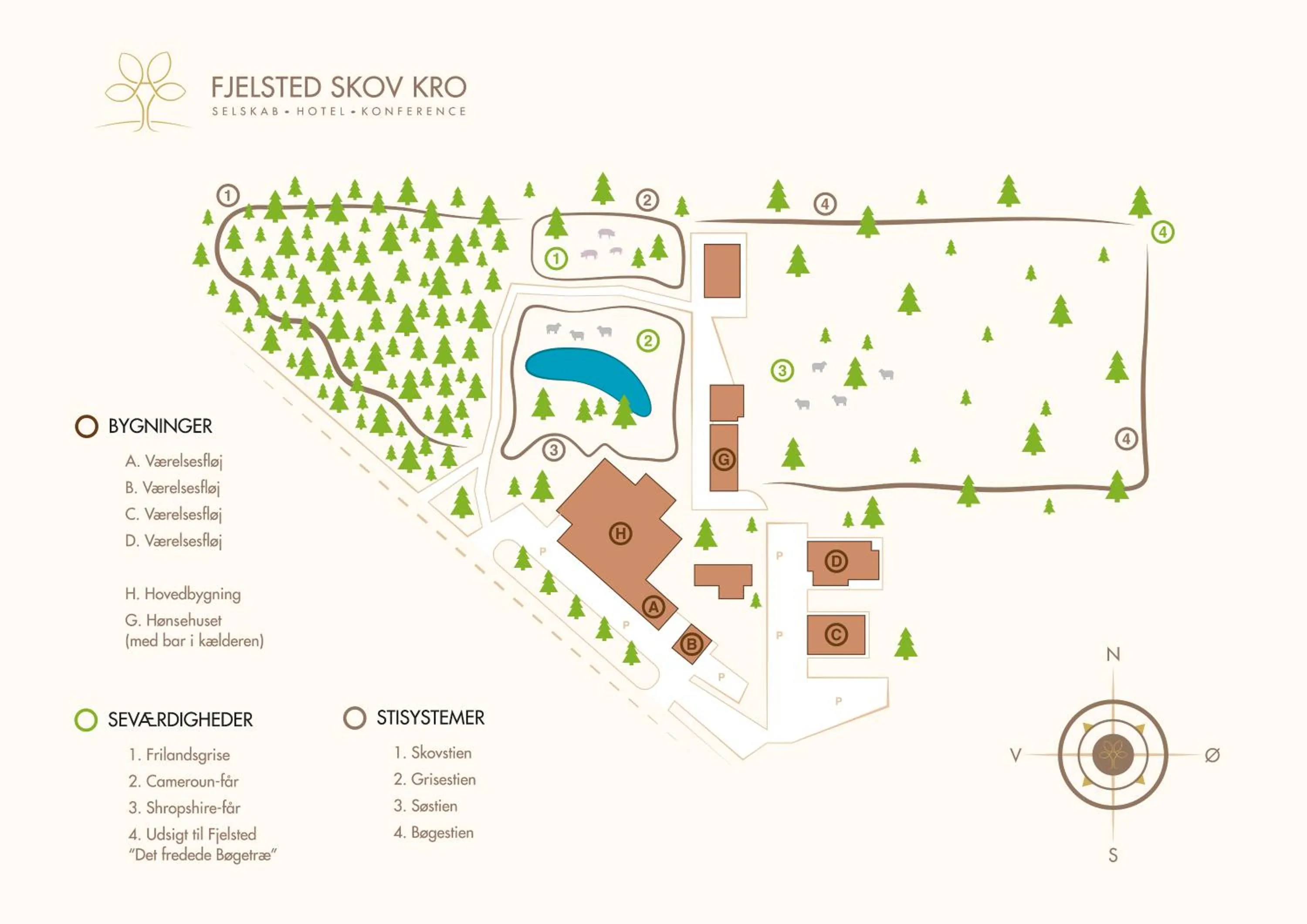 Floor plan in Fjelsted Skov Hotel & Konference