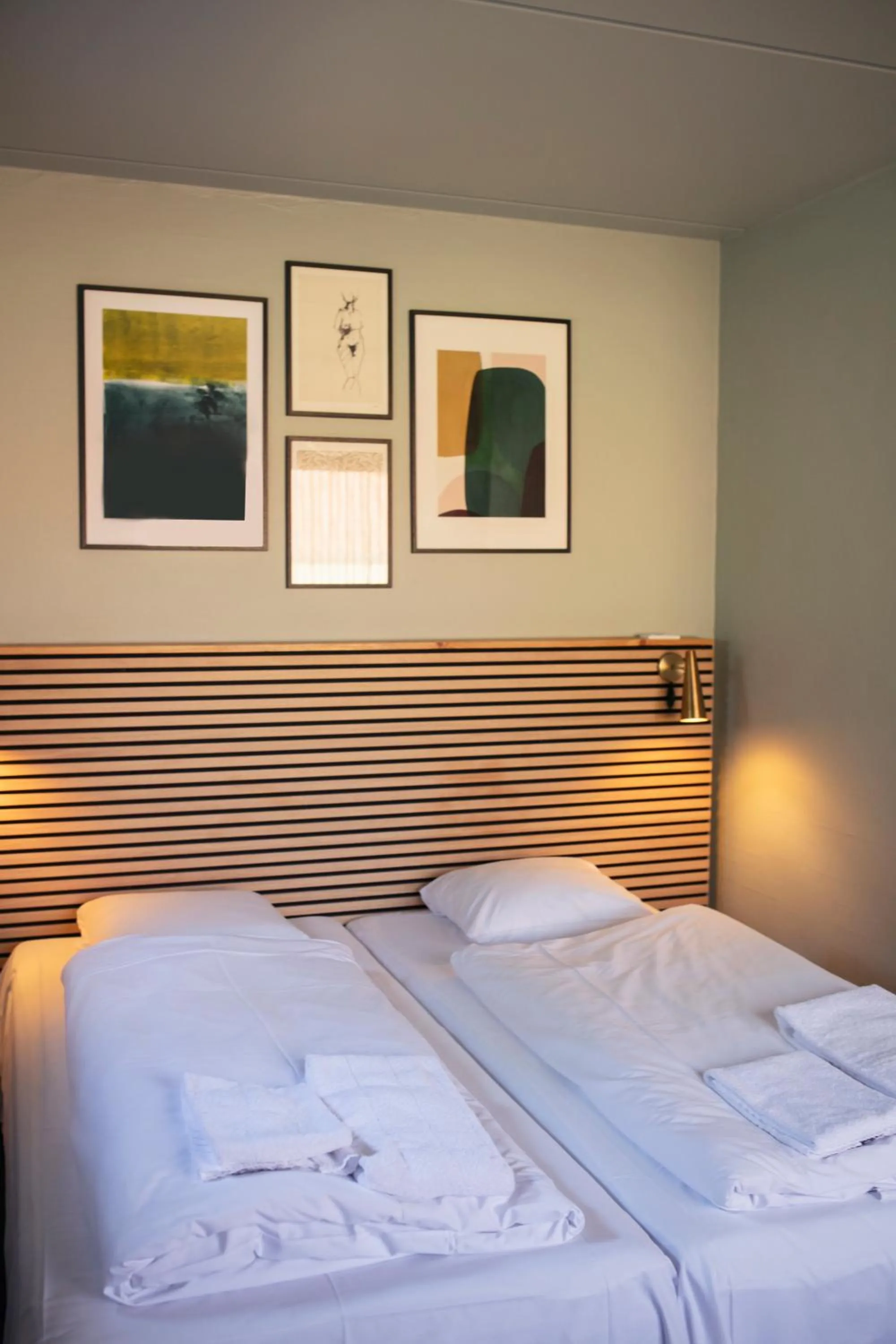 Bed in Fjelsted Skov Hotel & Konference