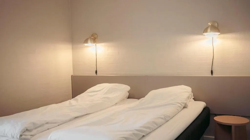 Bed in Fjelsted Skov Hotel & Konference