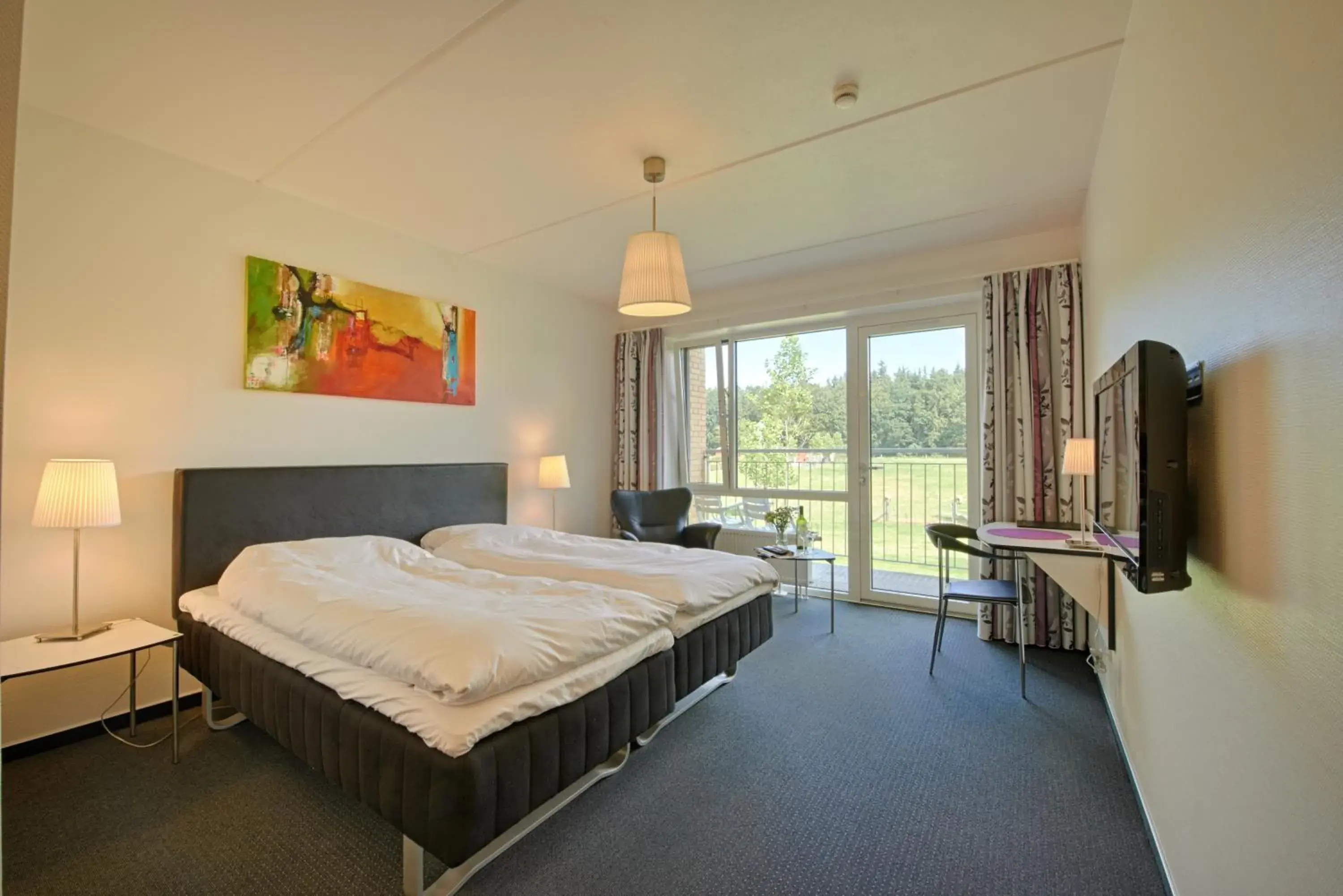 Double Room with Balcony or Terrace in Fjelsted Skov Hotel & Konference Double Room with Balcony or Terrace in Fjelsted Skov Hotel & Konference