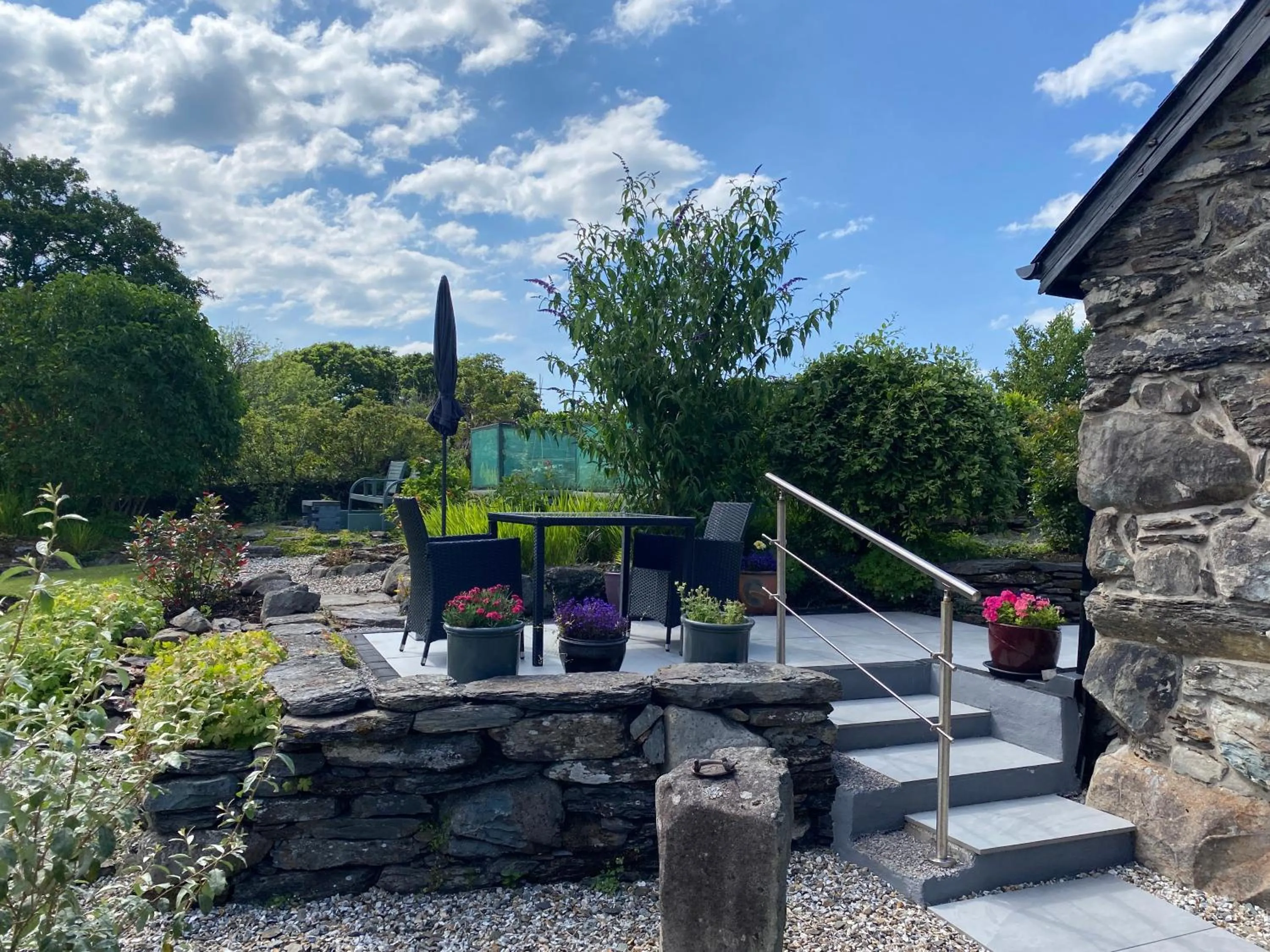 Garden in Garth Engan Private Self Contained B&B with Garden Area