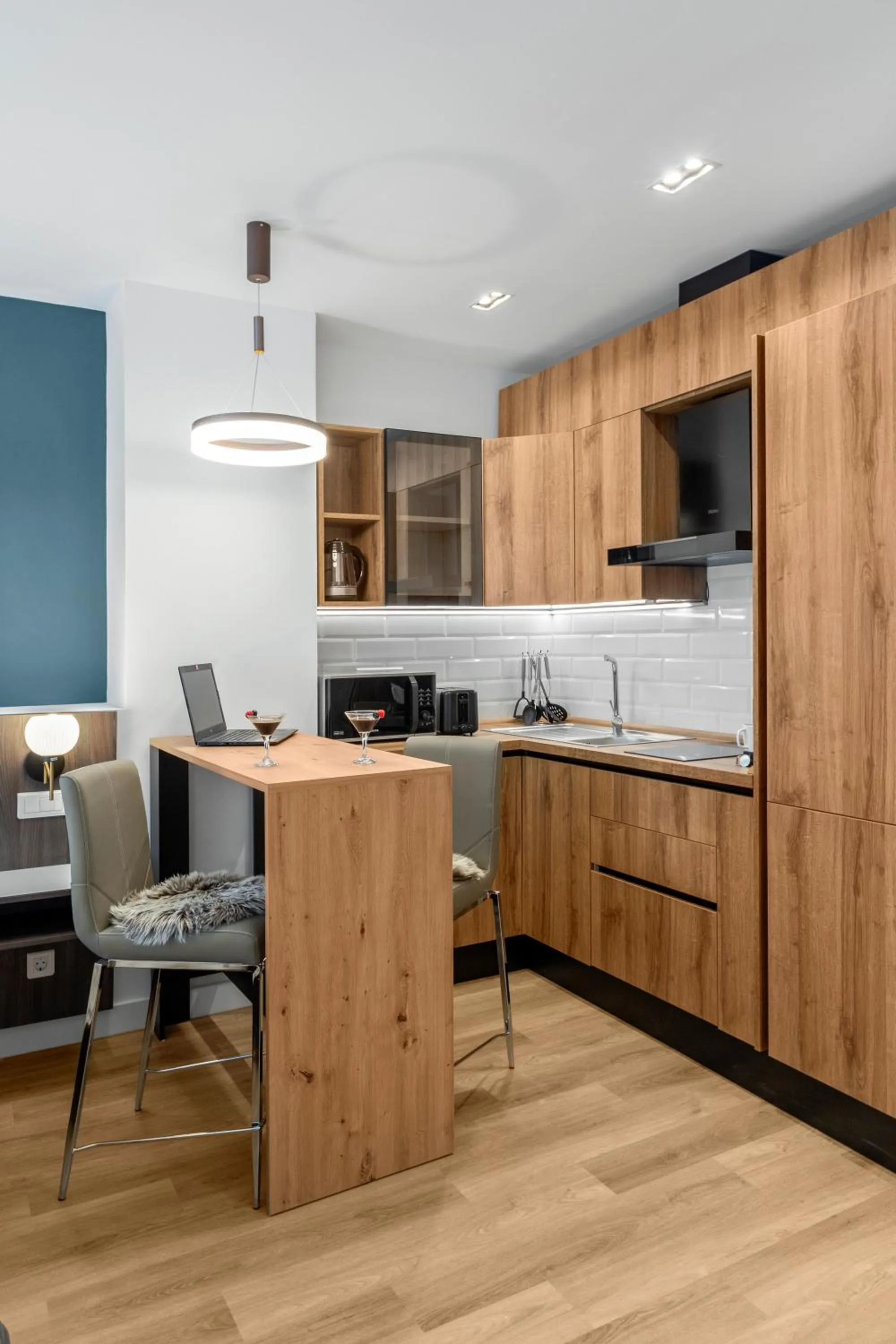 Kitchen or kitchenette in Uni88 Apart Hotel