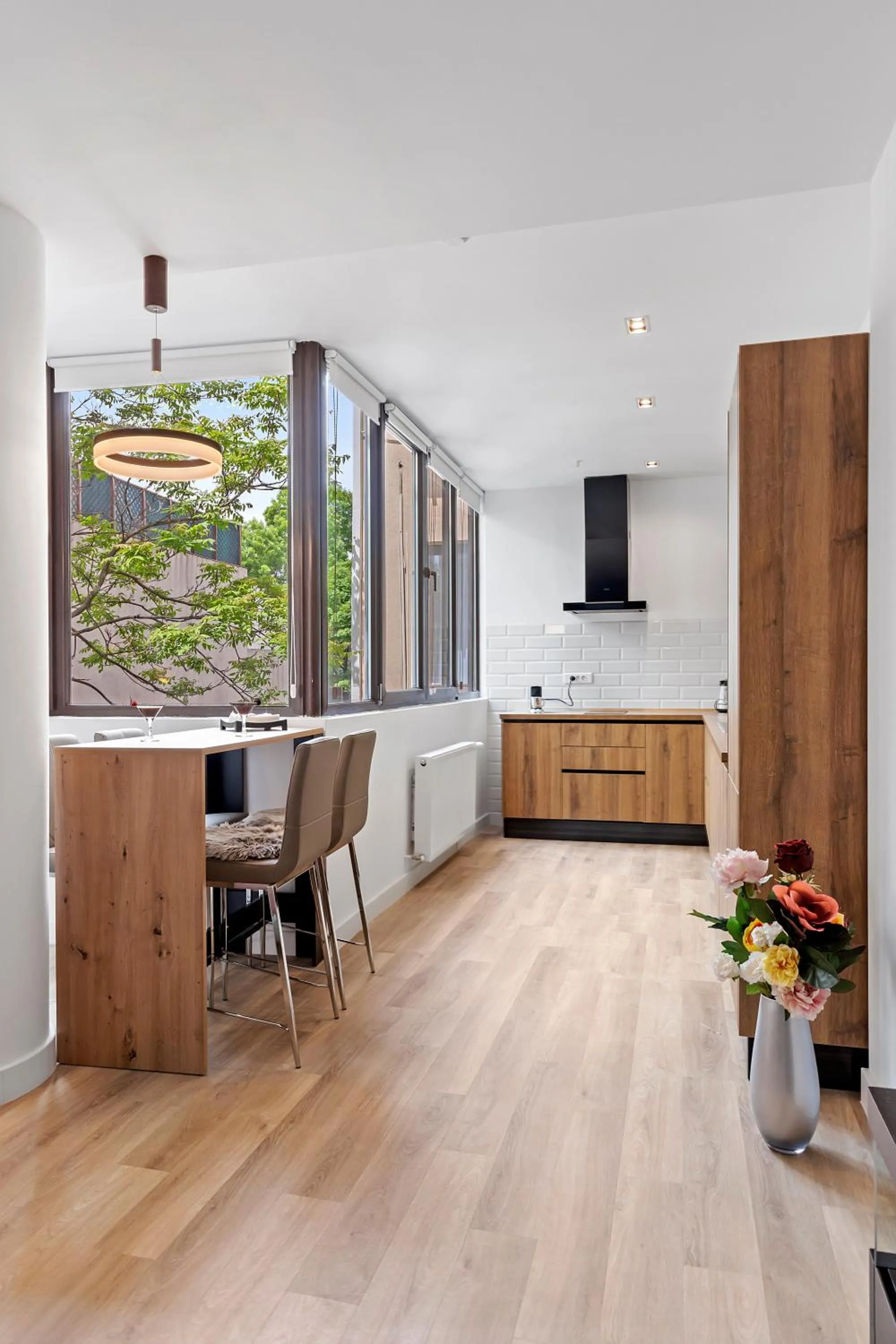 Kitchen or kitchenette in Uni88 Apart Hotel