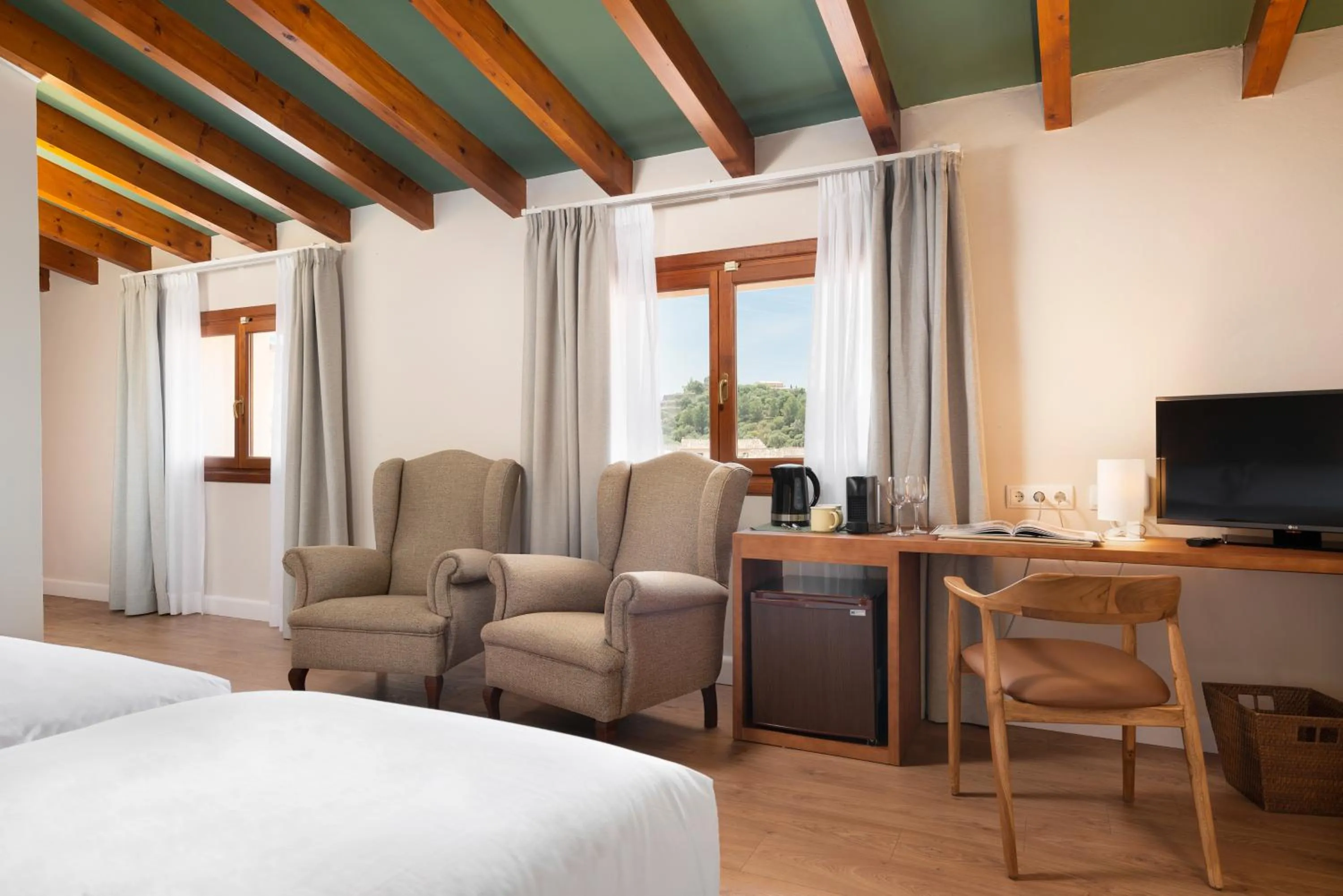 Seating area, Bed in Can Xim-Turismo de Interior