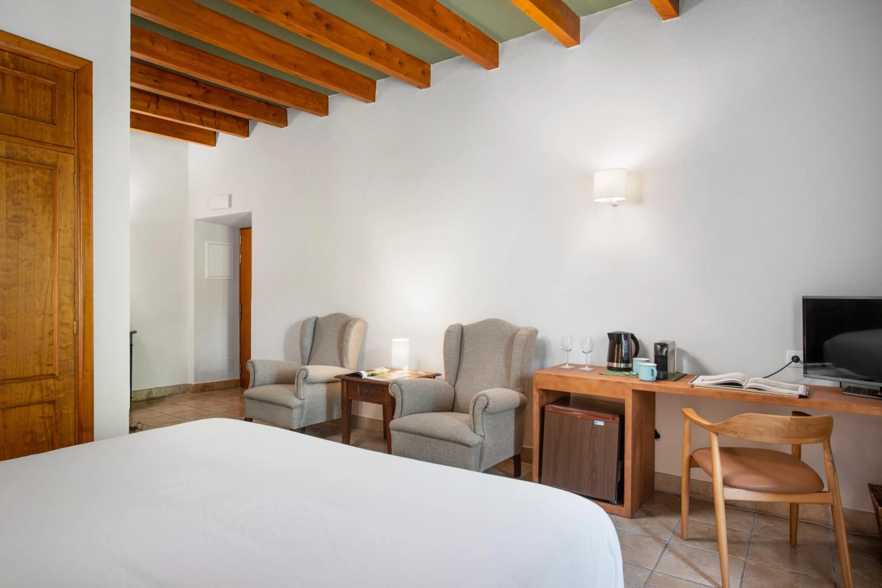 Seating area, Bed in Can Xim-Turismo de Interior