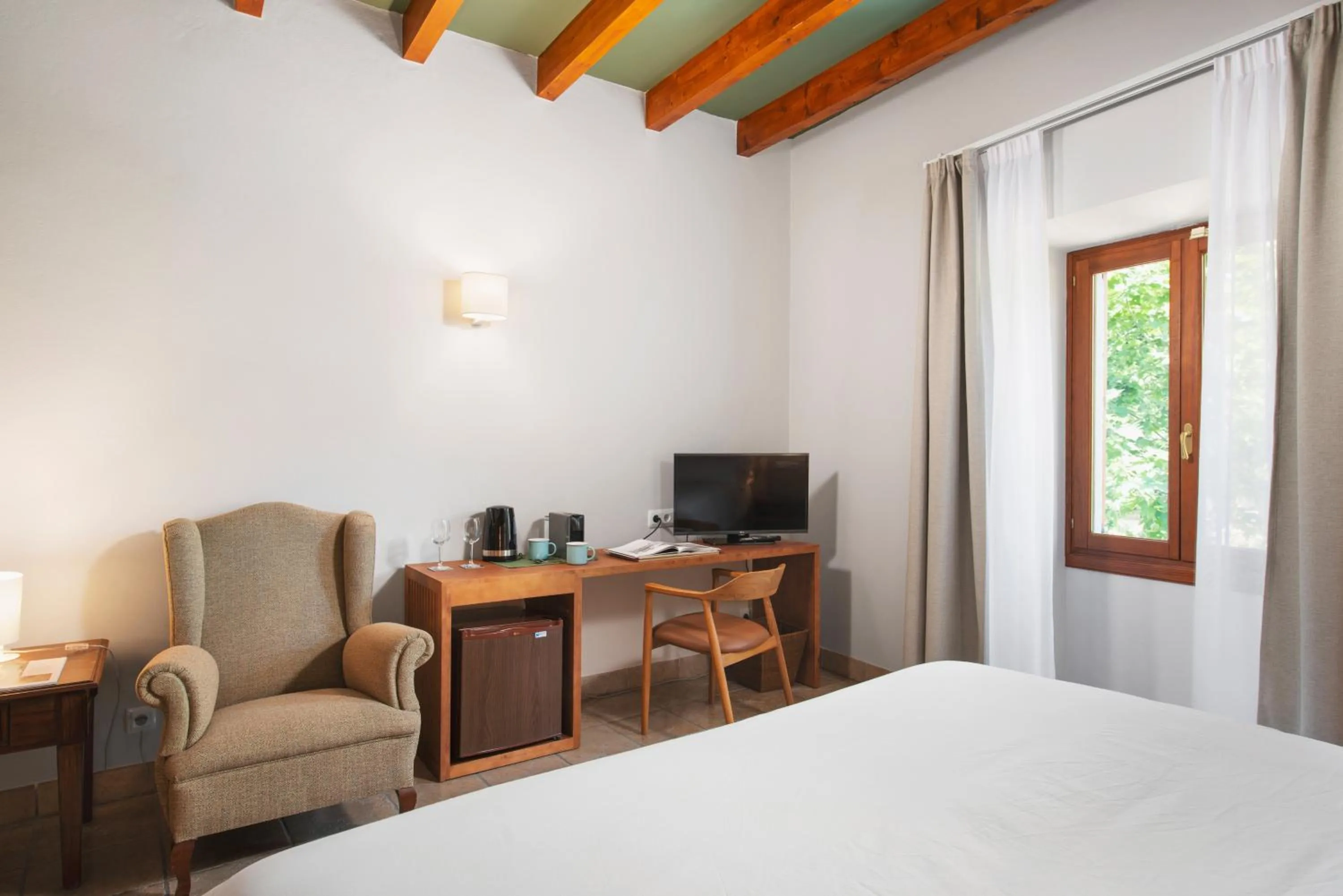 Seating area, Bed in Can Xim-Turismo de Interior