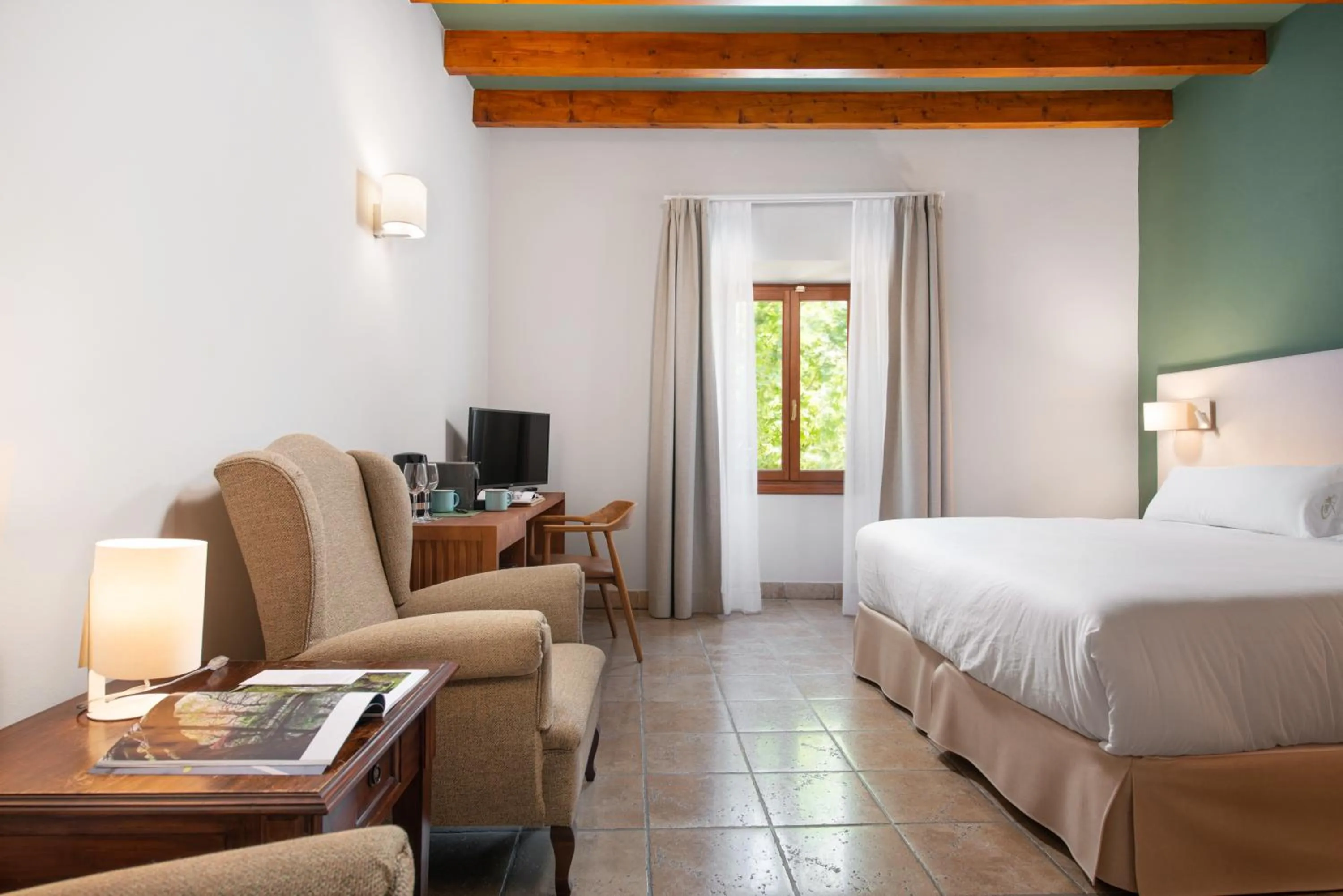 Seating area, Bed in Can Xim-Turismo de Interior