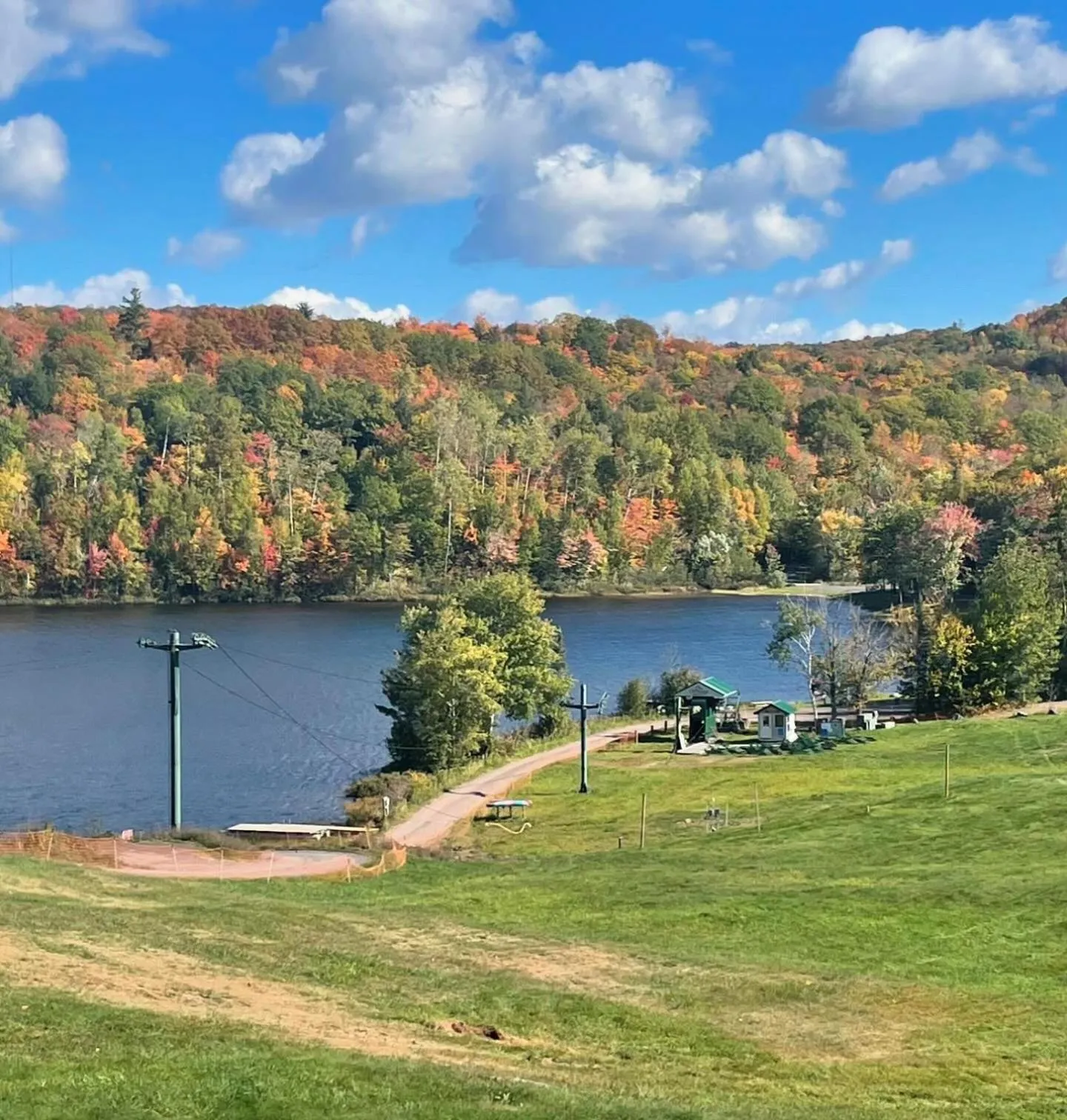 Natural landscape in Davos Chalet