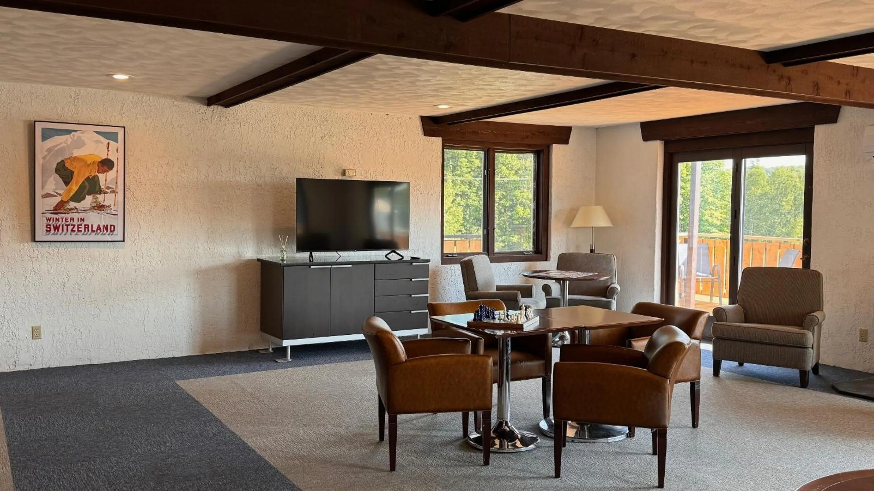 Living room in Davos Chalet